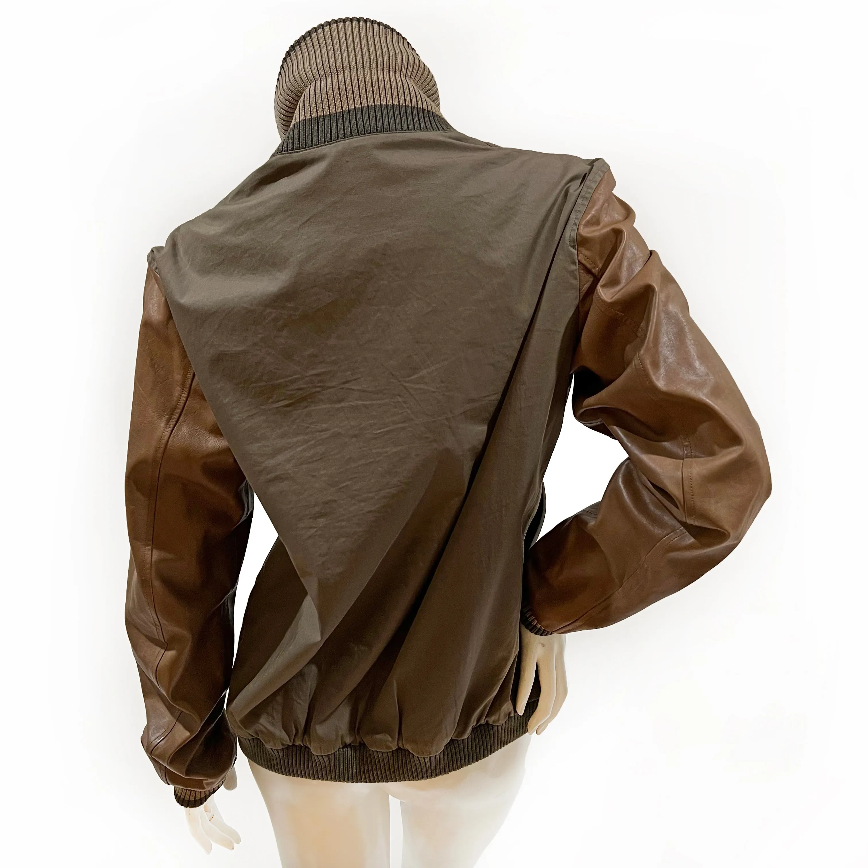 2010 Men's Olive Green Bomber Jacket