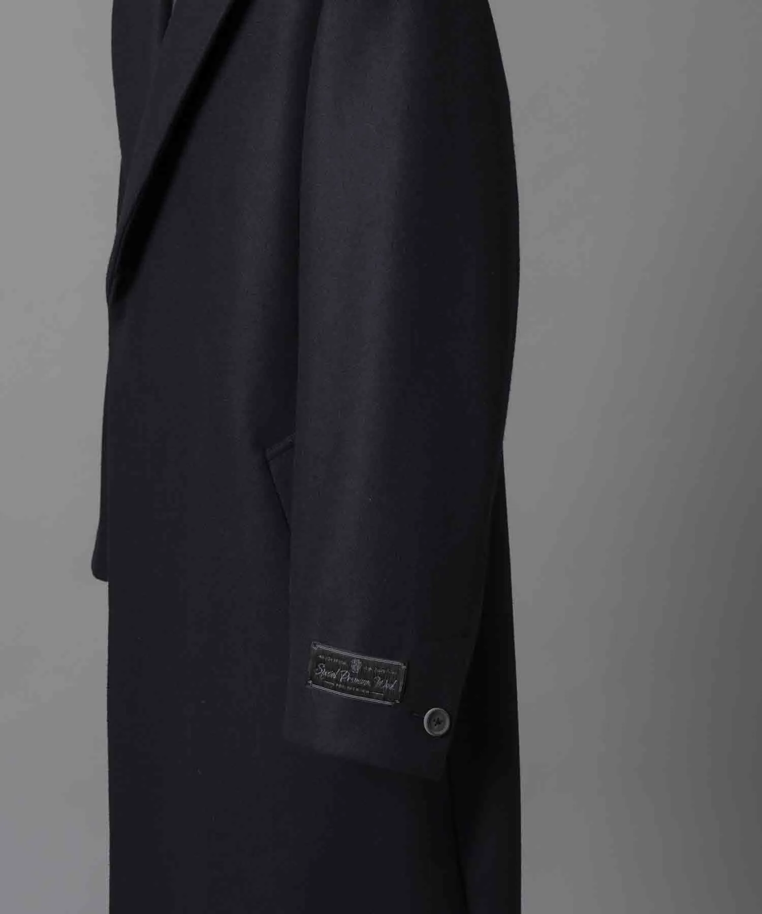 【24AW PRE-ORDER】Super140s Prime-Over Melton Chesterfield Coat