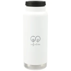 3 Day Klean Kanteen White Eco TKWide 32oz Bottle with Loop Cap