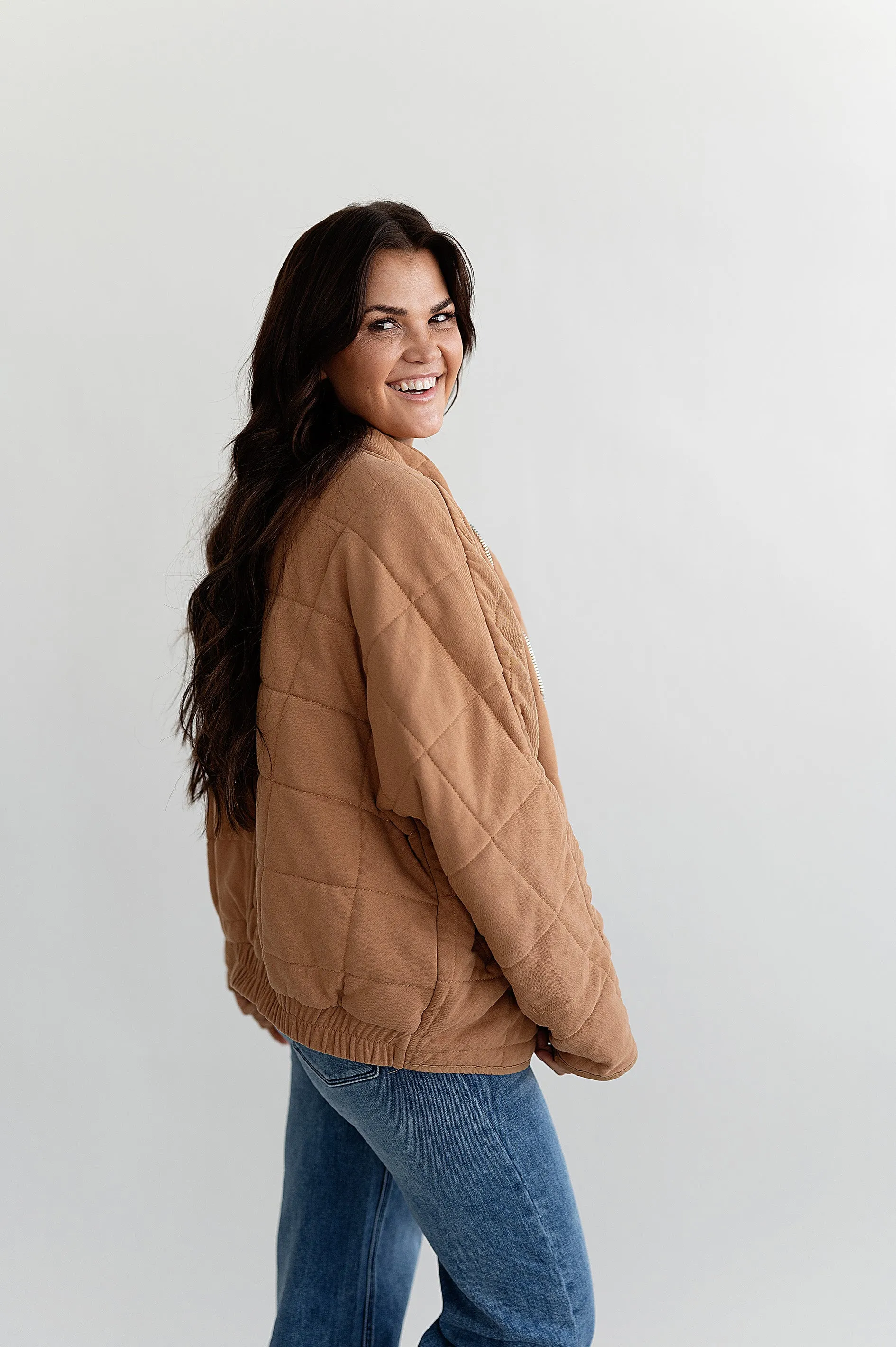 Addison Jacket in Camel