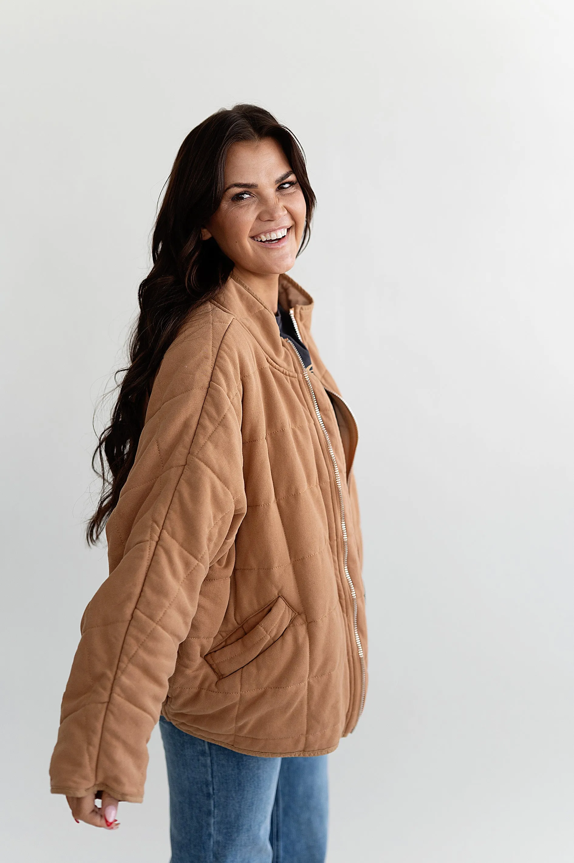 Addison Jacket in Camel