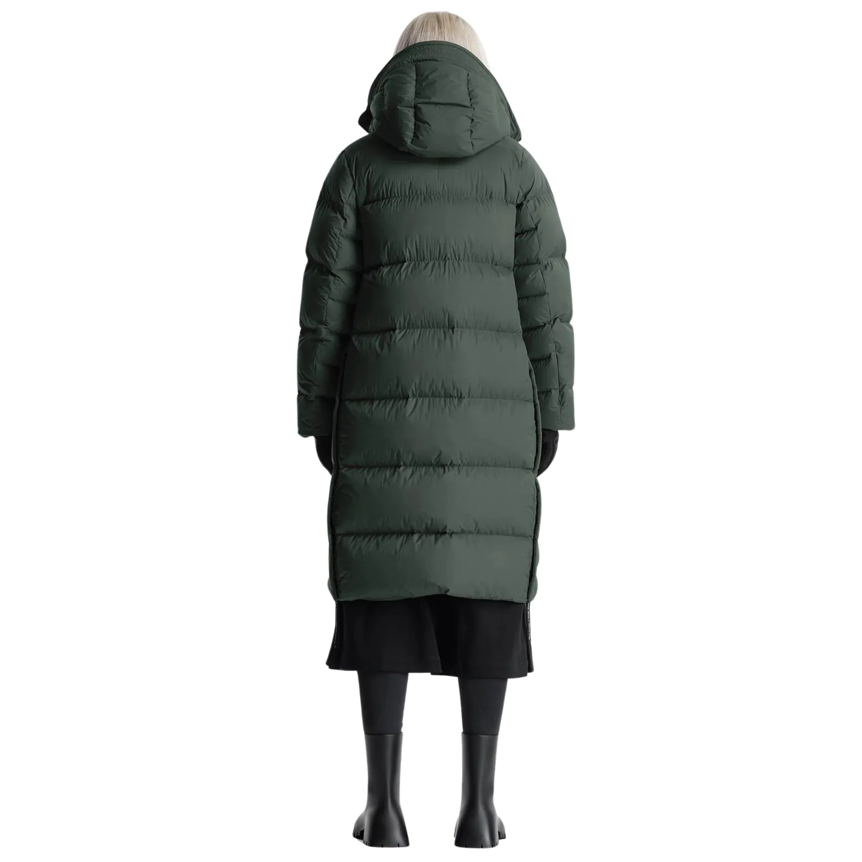 Aitken Technical Nylon Long Puffer Coat - Urban Chic