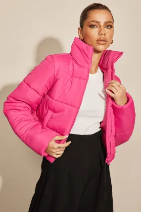 Amora Puffer Jacket - Pink