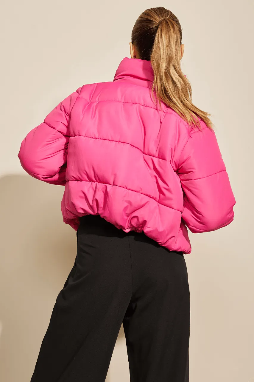 Amora Puffer Jacket - Pink