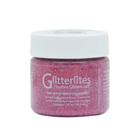 Angelus Glitter Leather Paint - Ruby Red 140