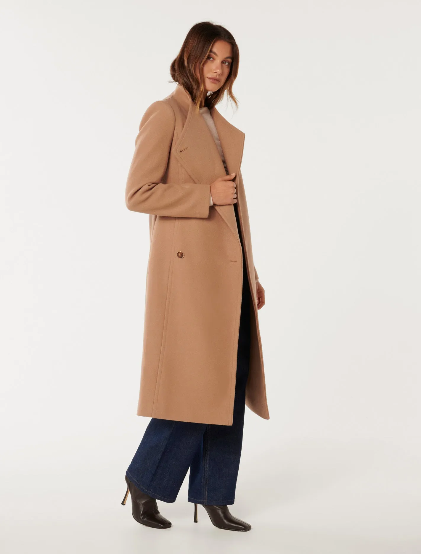 Ari Funnel Neck Coat