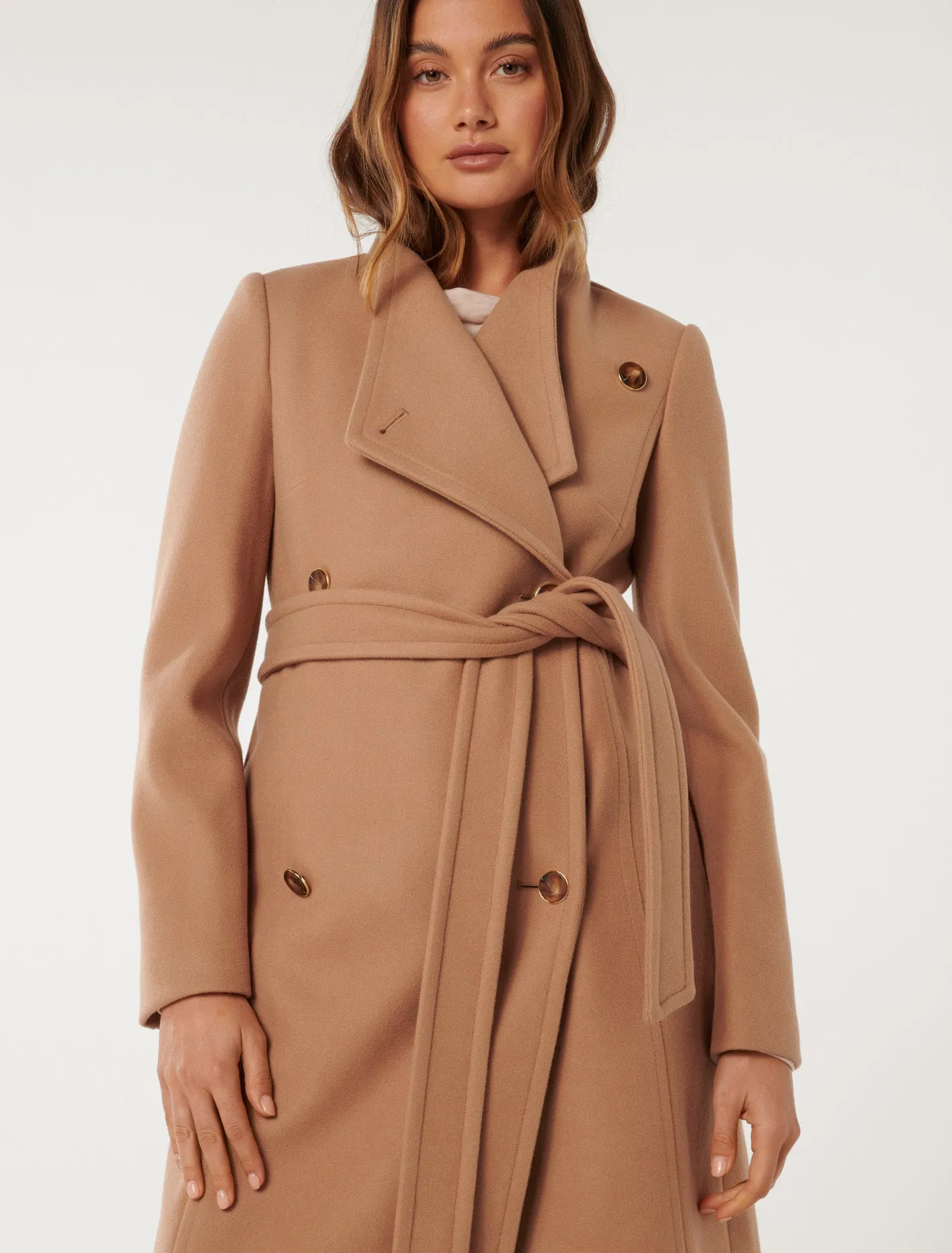 Ari Funnel Neck Coat