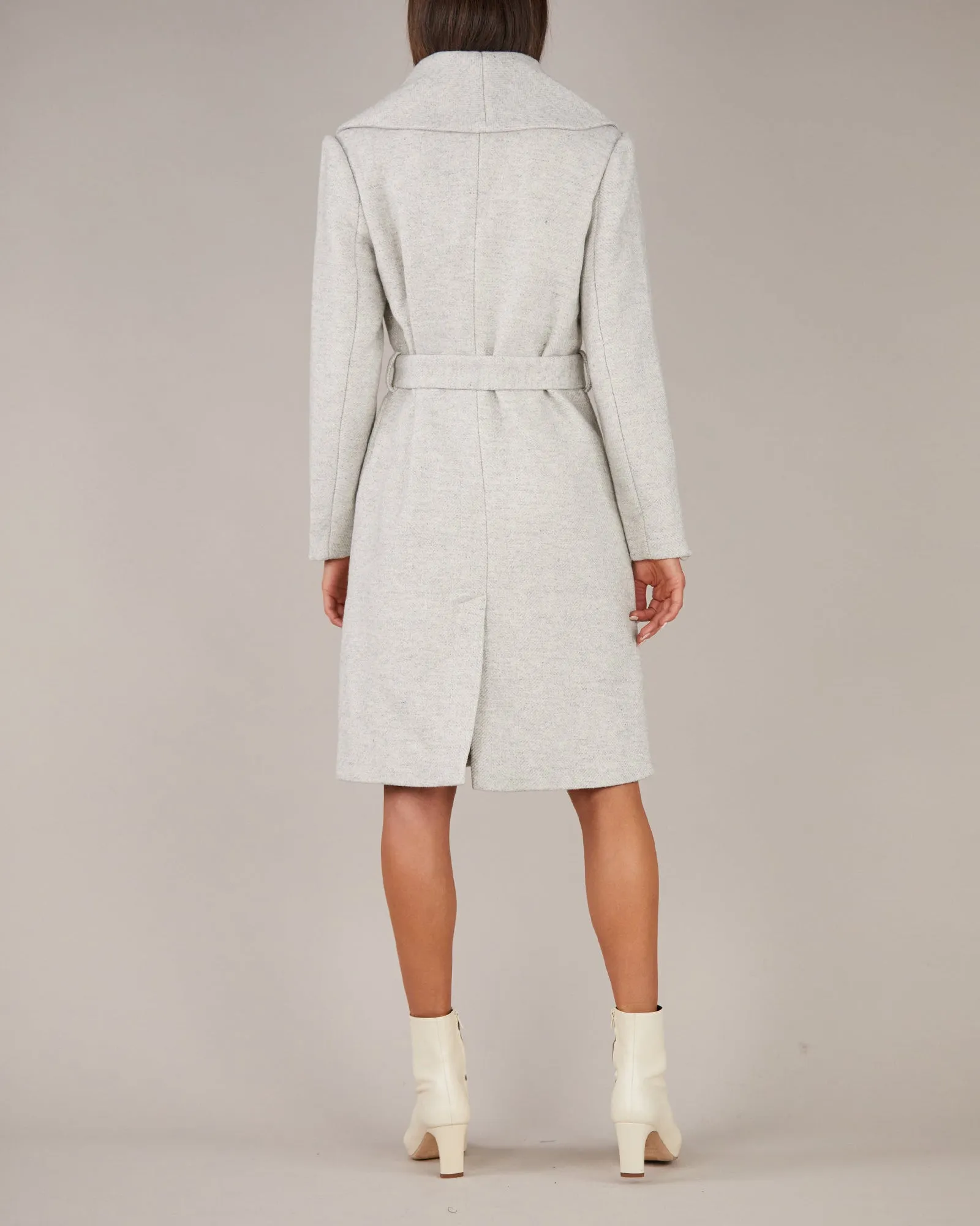 Aspen Wool Coat - Cloud