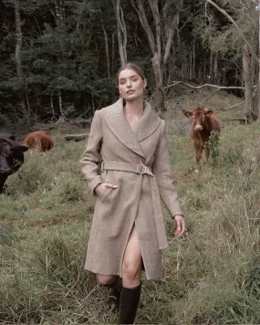 Aspen Wool Coat - Ochre