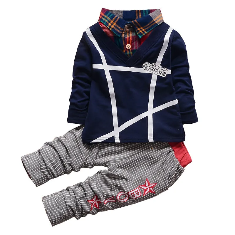 Baby Boys Clothing Sets Spring Autumn New Fashion Tracksuit Set