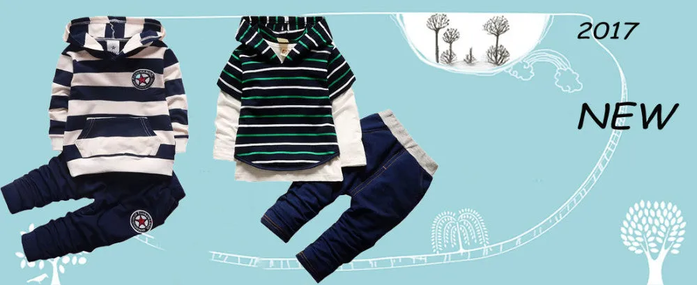 Baby Boys Clothing Sets Spring Autumn New Fashion Tracksuit Set