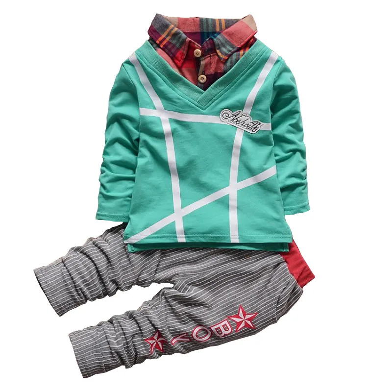 Baby Boys Clothing Sets Spring Autumn New Fashion Tracksuit Set