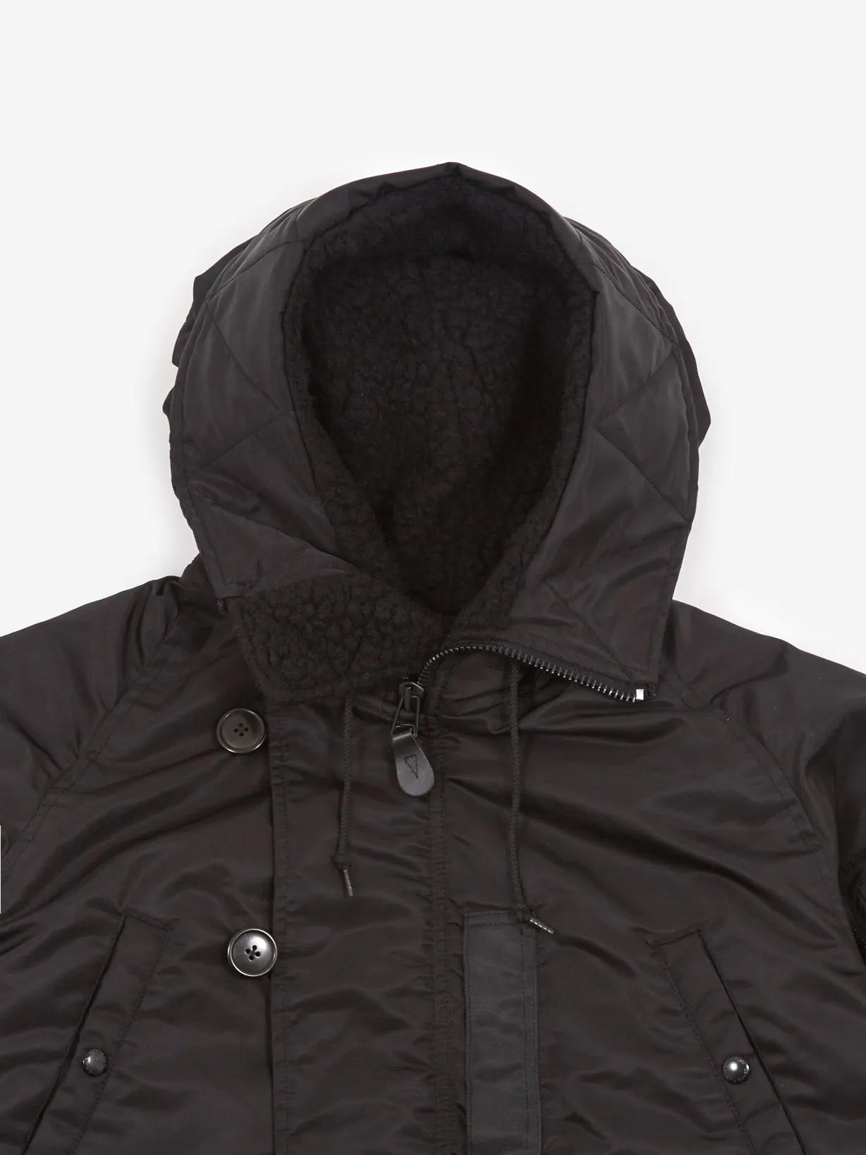 Beams Plus MIL Type N-3B Down Parka - Black