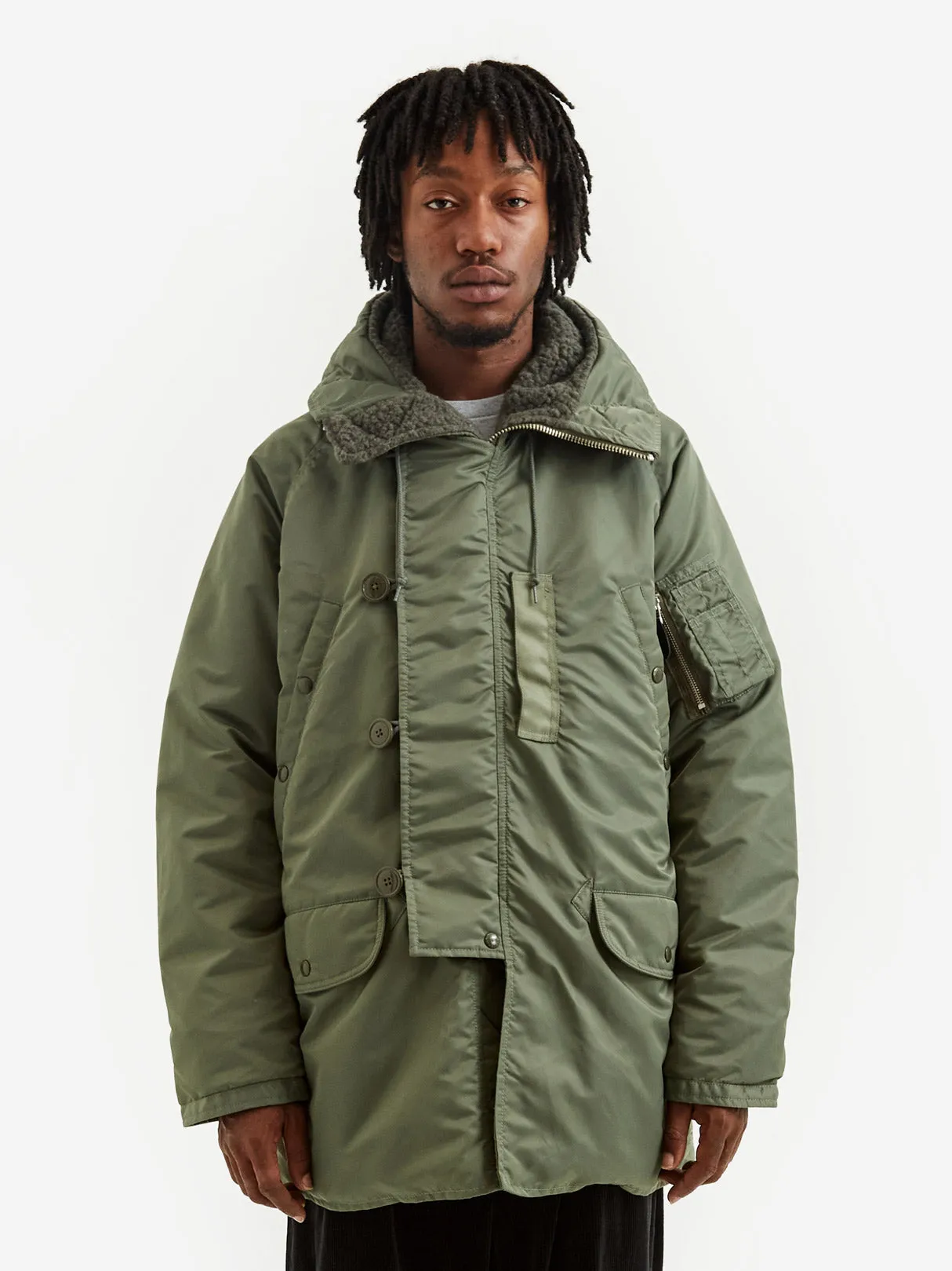 Beams Plus MIL Type N-3B Down Parka - Sage