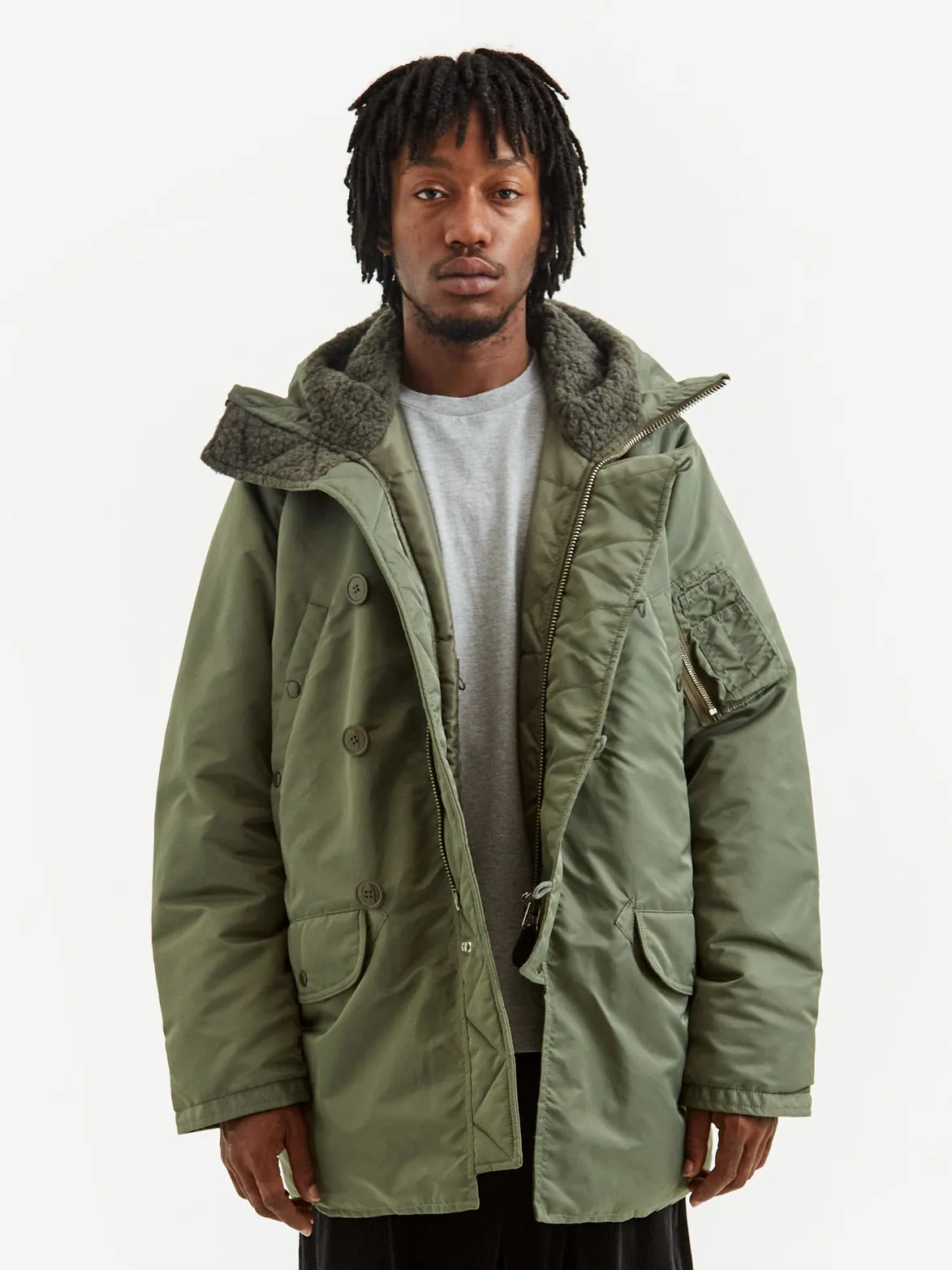 Beams Plus MIL Type N-3B Down Parka - Sage