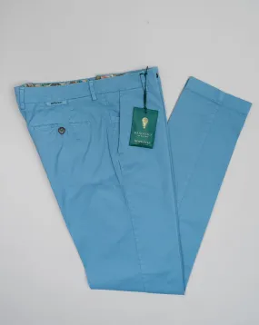 Berwich Morello Garment Dyed Chinos / Azzurro