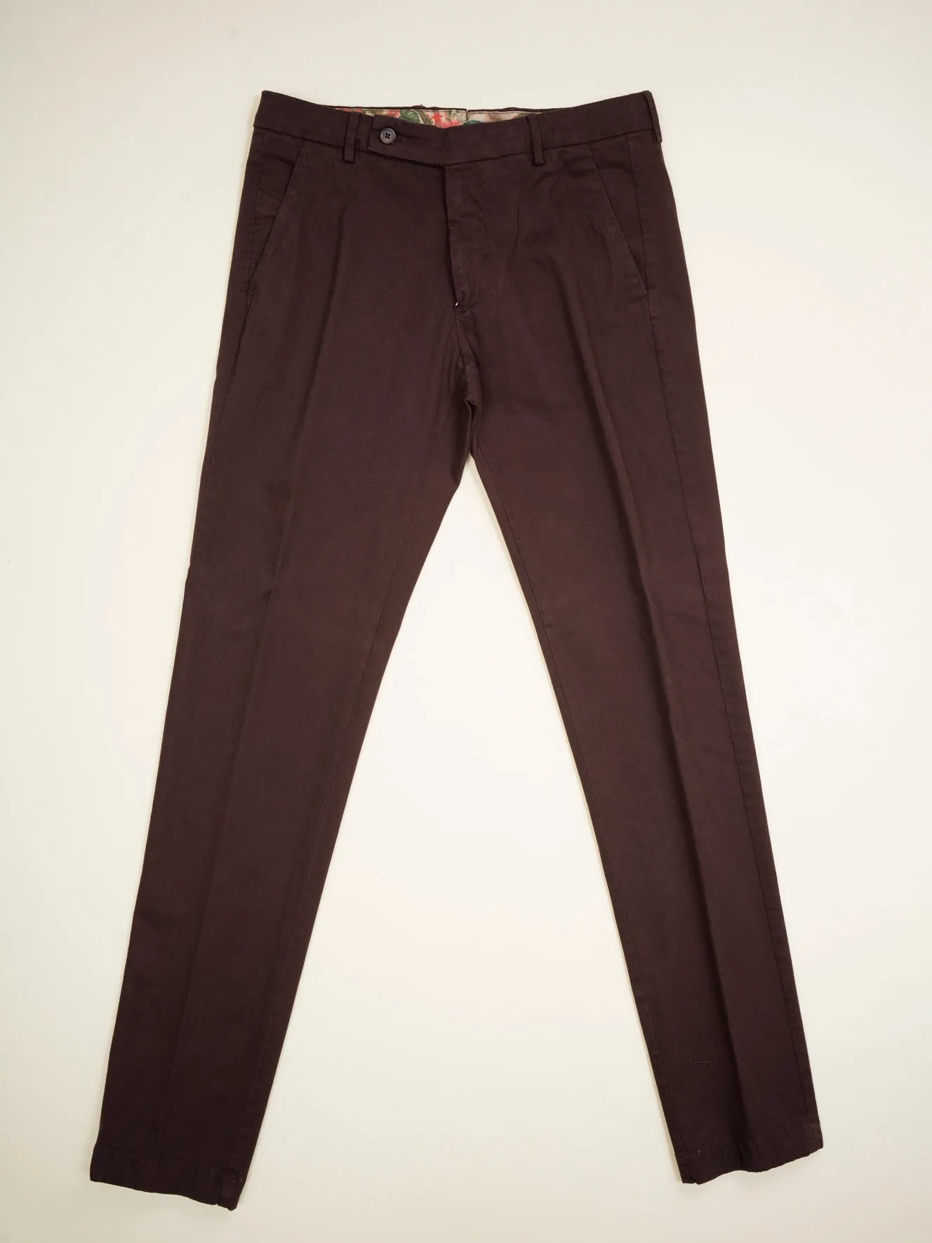 Berwich Morello Garment Dyed Chinos - Testa Moro