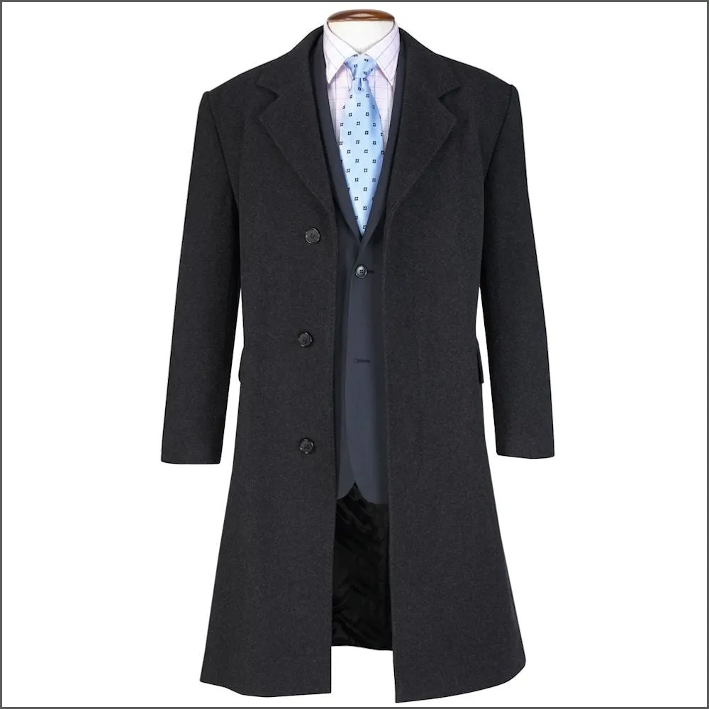 Brook Taverner Bond Wool Cashmere Overcoat<>