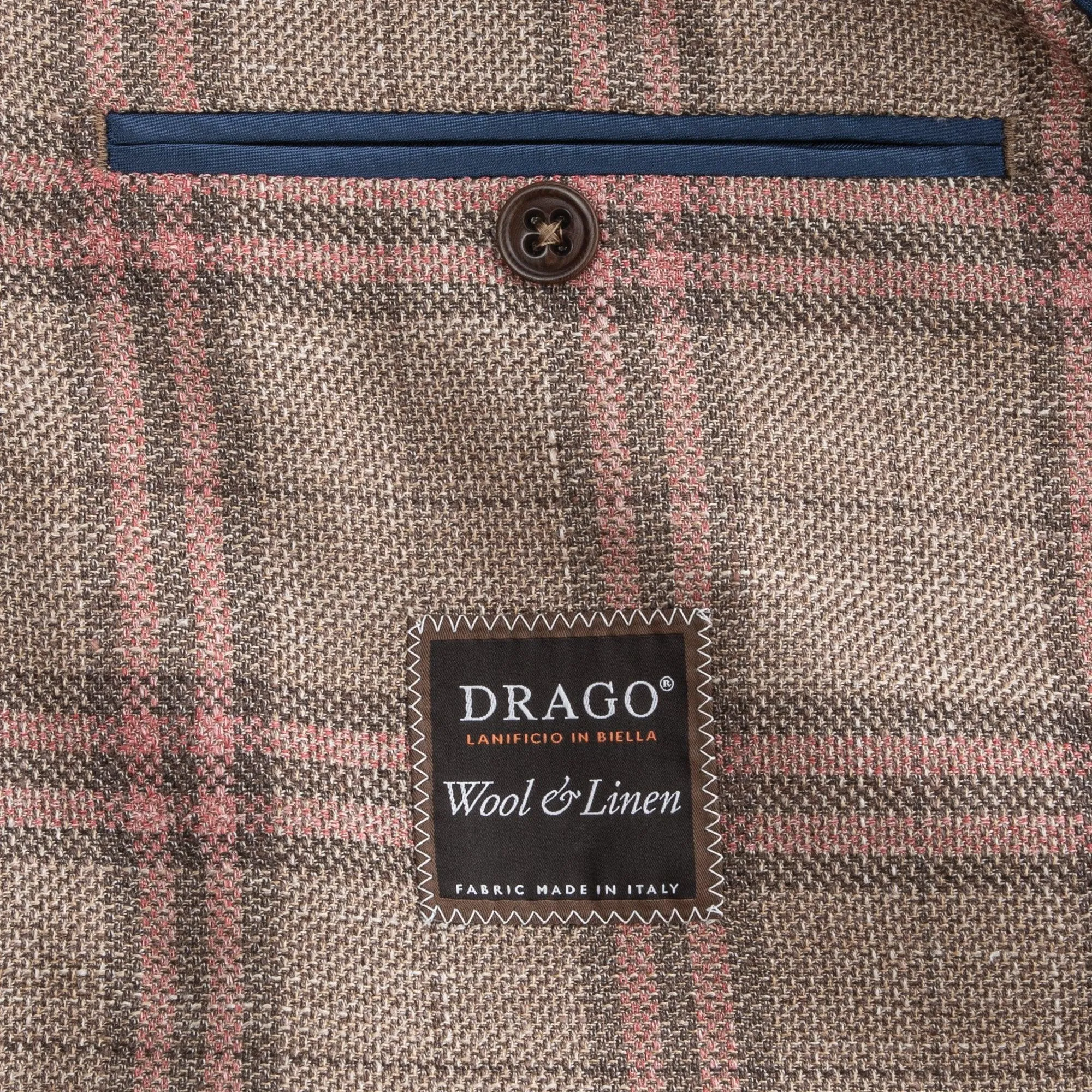 Brown/Red Plaid Sport Coat