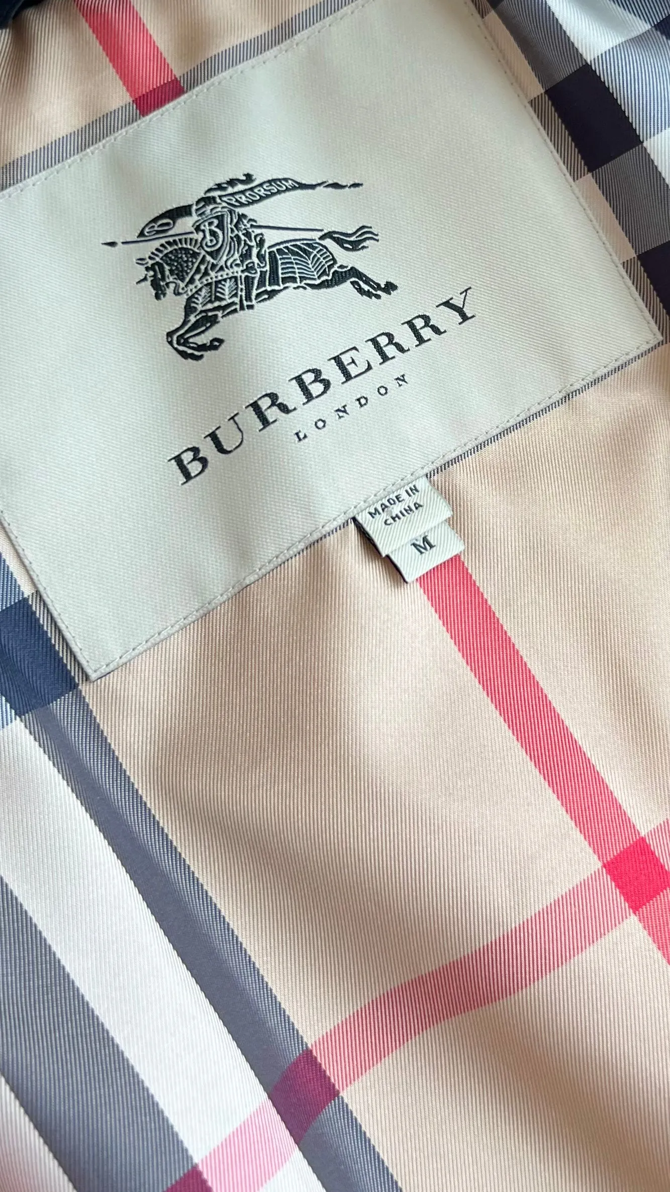 Burberry Diamond Nylon Canvas Field Jacket