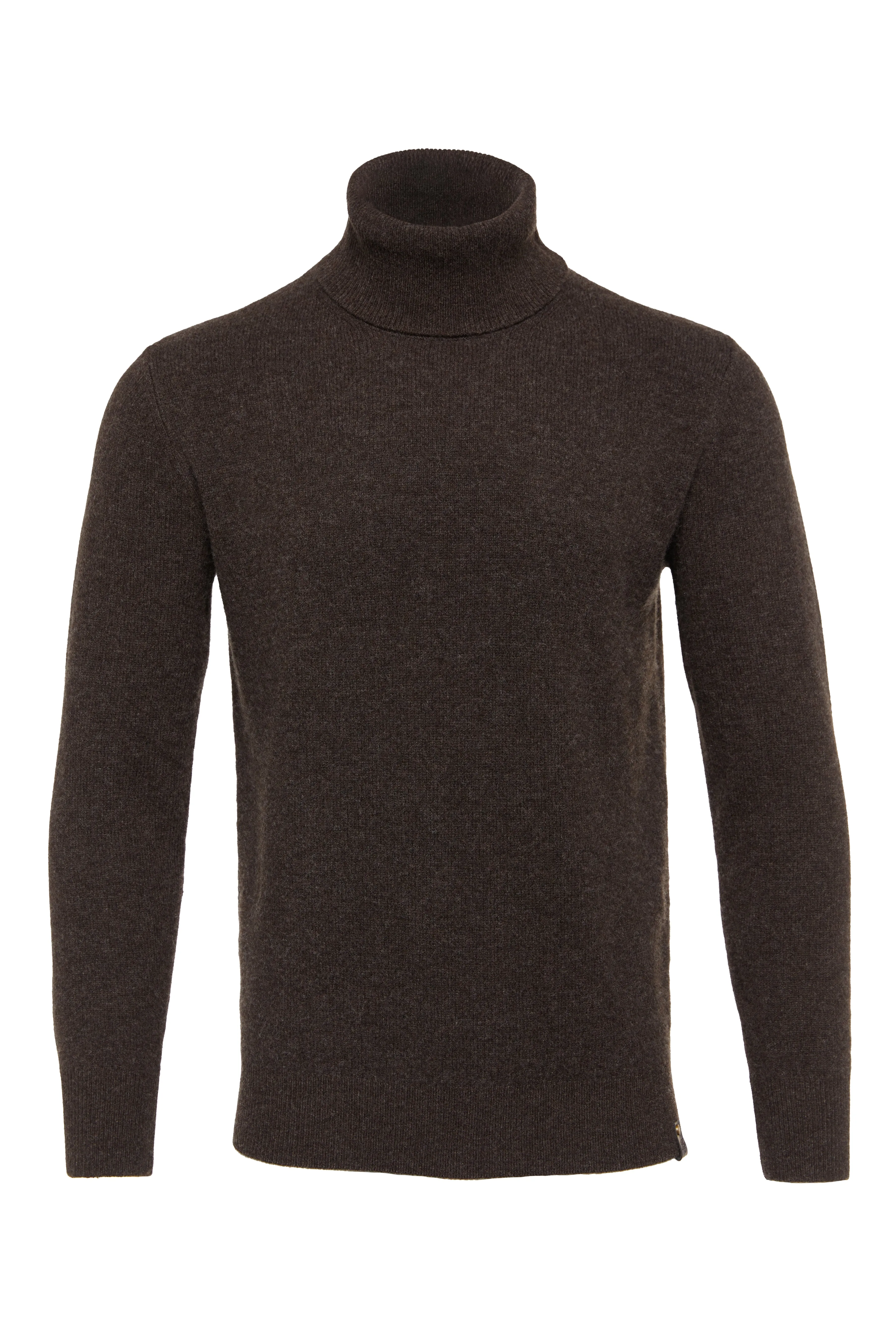 Byron Roll Neck Knit (Chocolate)