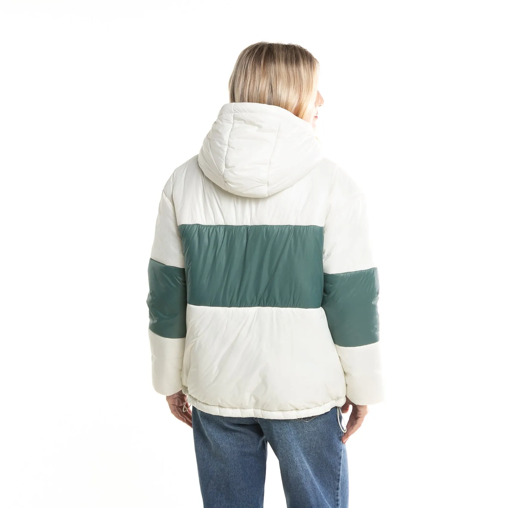 Campera Abrigo Rusty Eighties Puffer Coat Ld* Off White