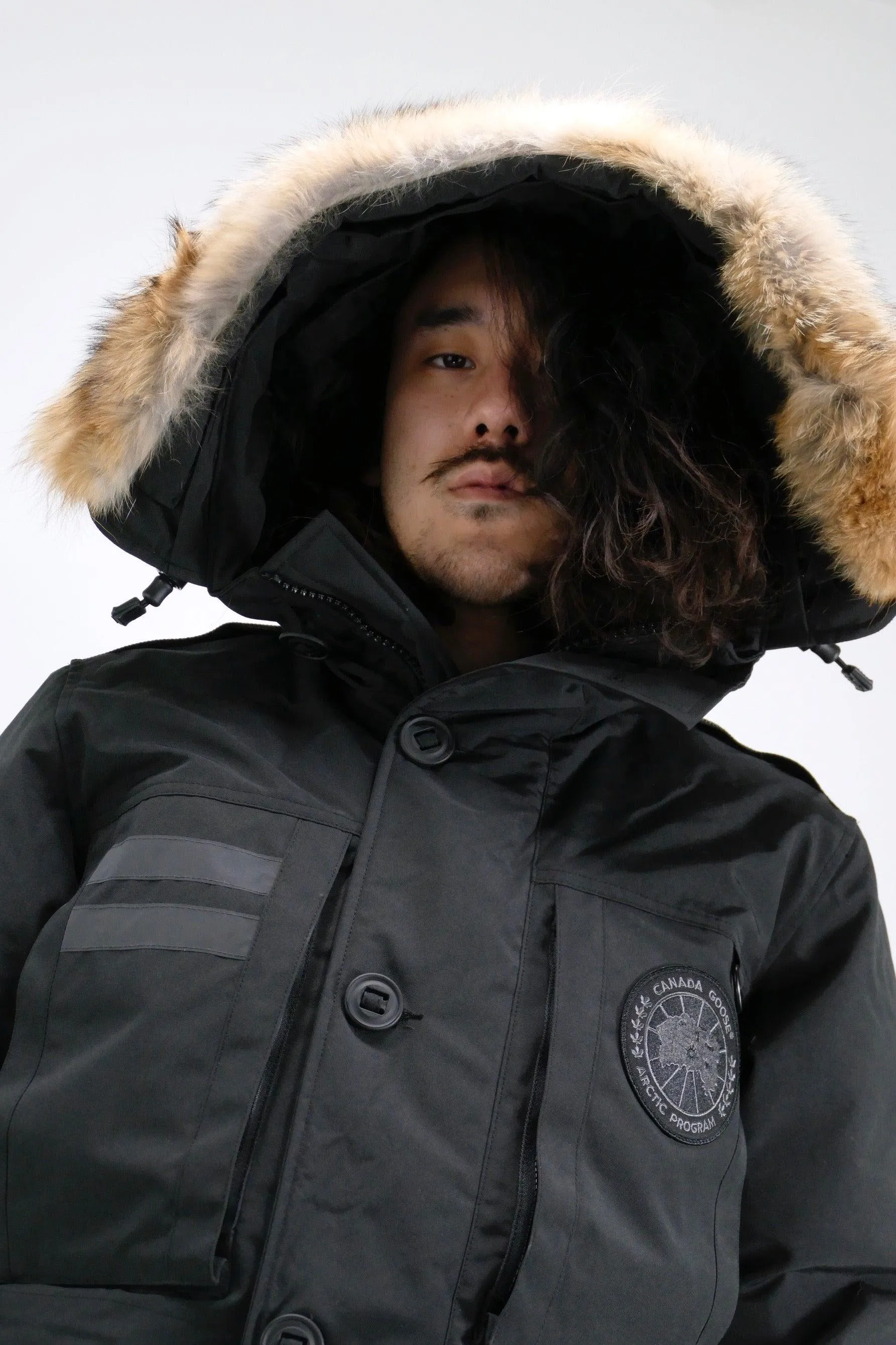 Canada Goose Mens Down *Parka Macculloch Black Label - Black