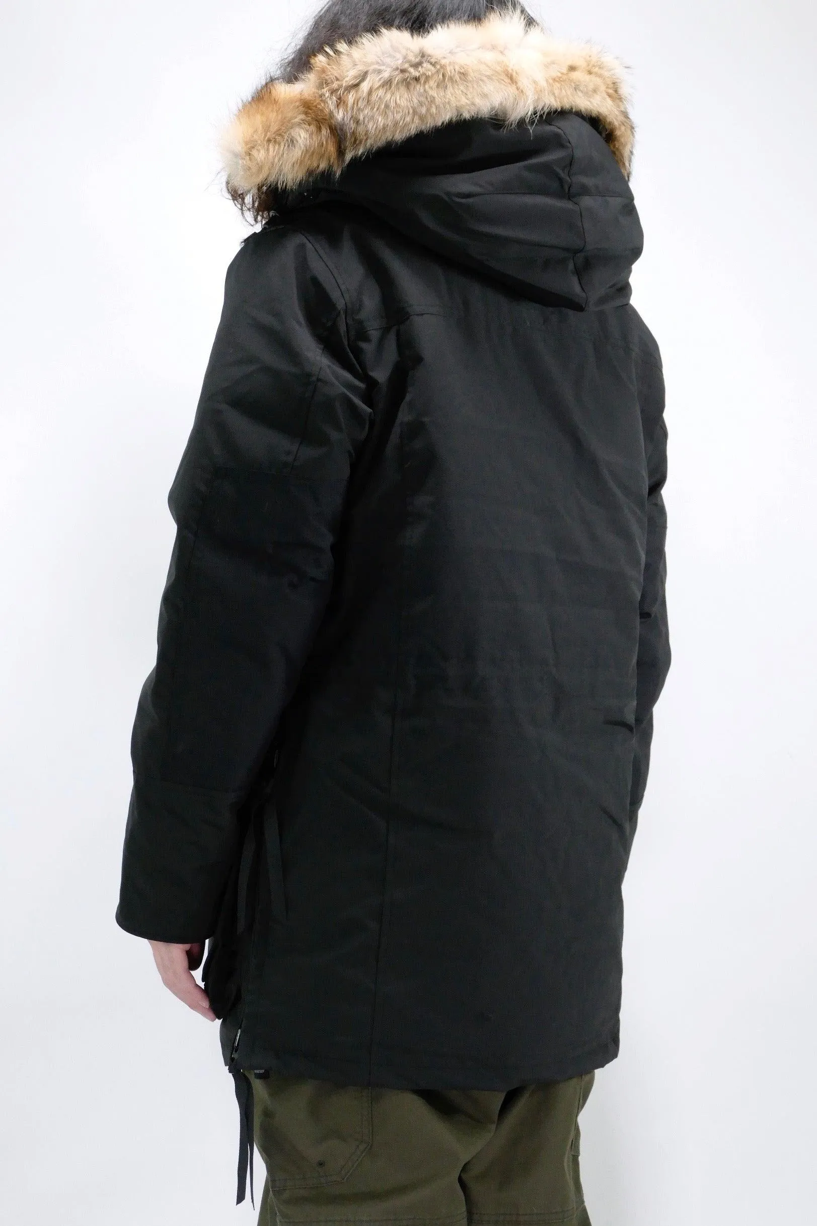 Canada Goose Mens Down *Parka Macculloch Black Label - Black