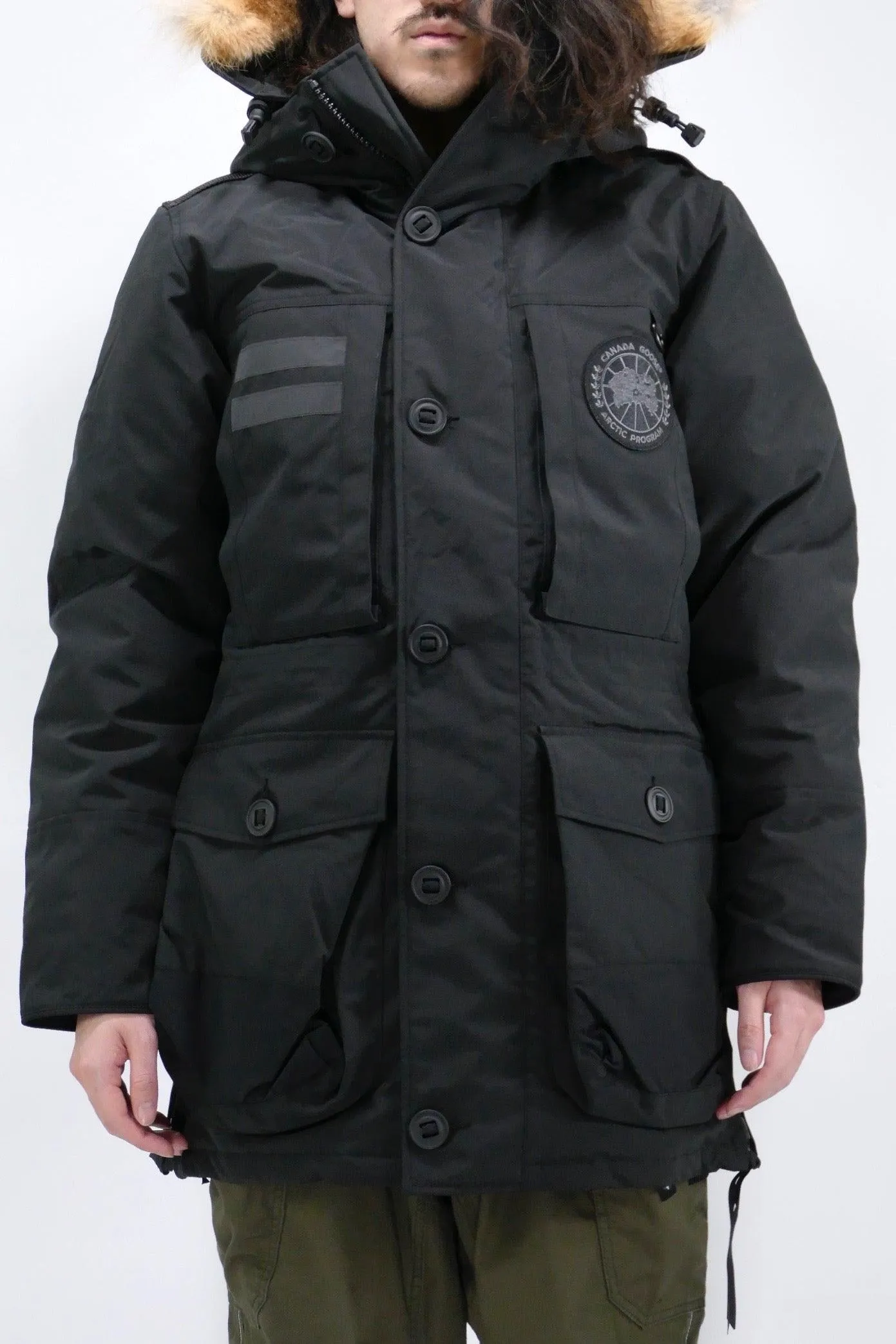 Canada Goose Mens Down *Parka Macculloch Black Label - Black