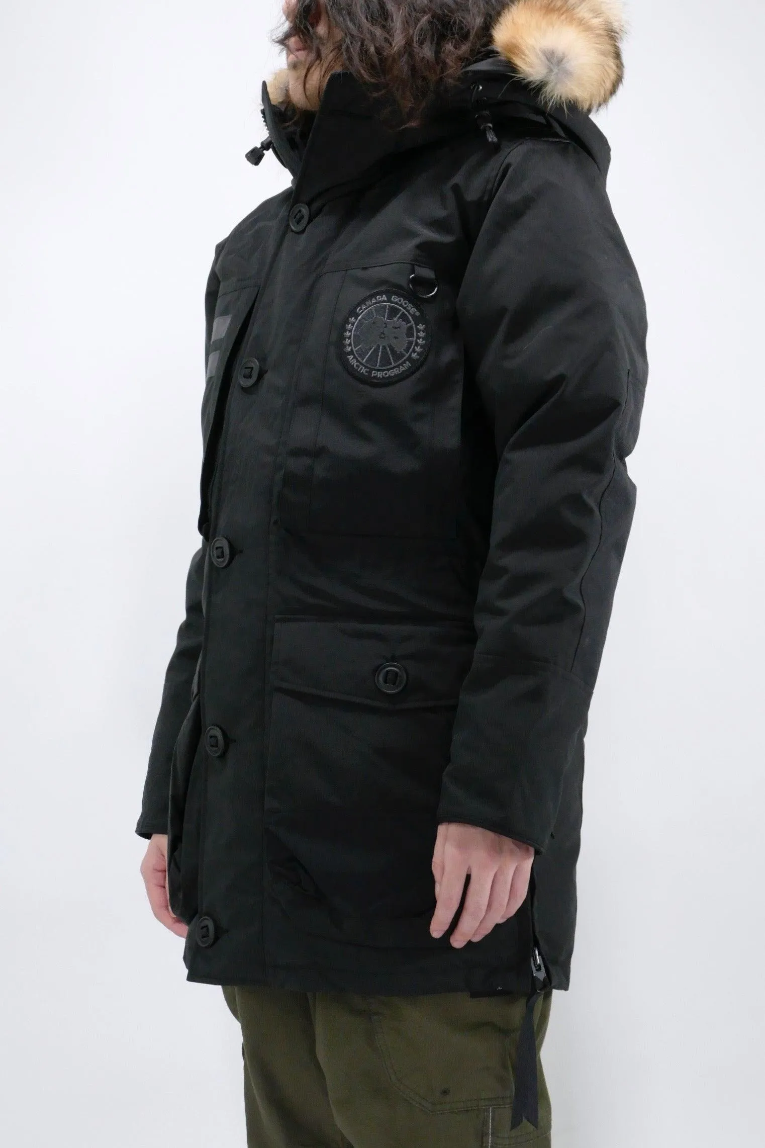 Canada Goose Mens Down *Parka Macculloch Black Label - Black