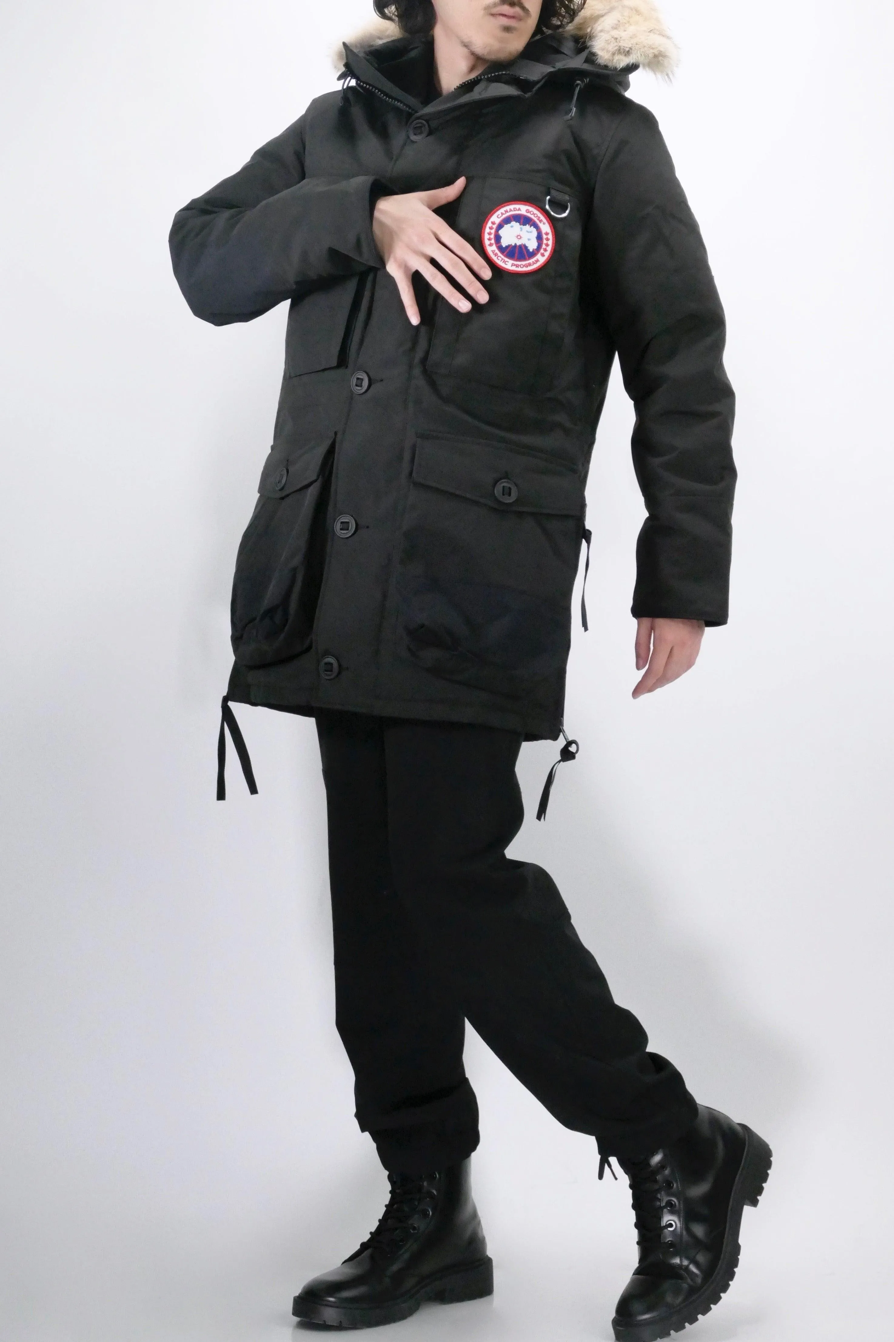 Canada Goose Mens Down *Parka Macculloch  - Black