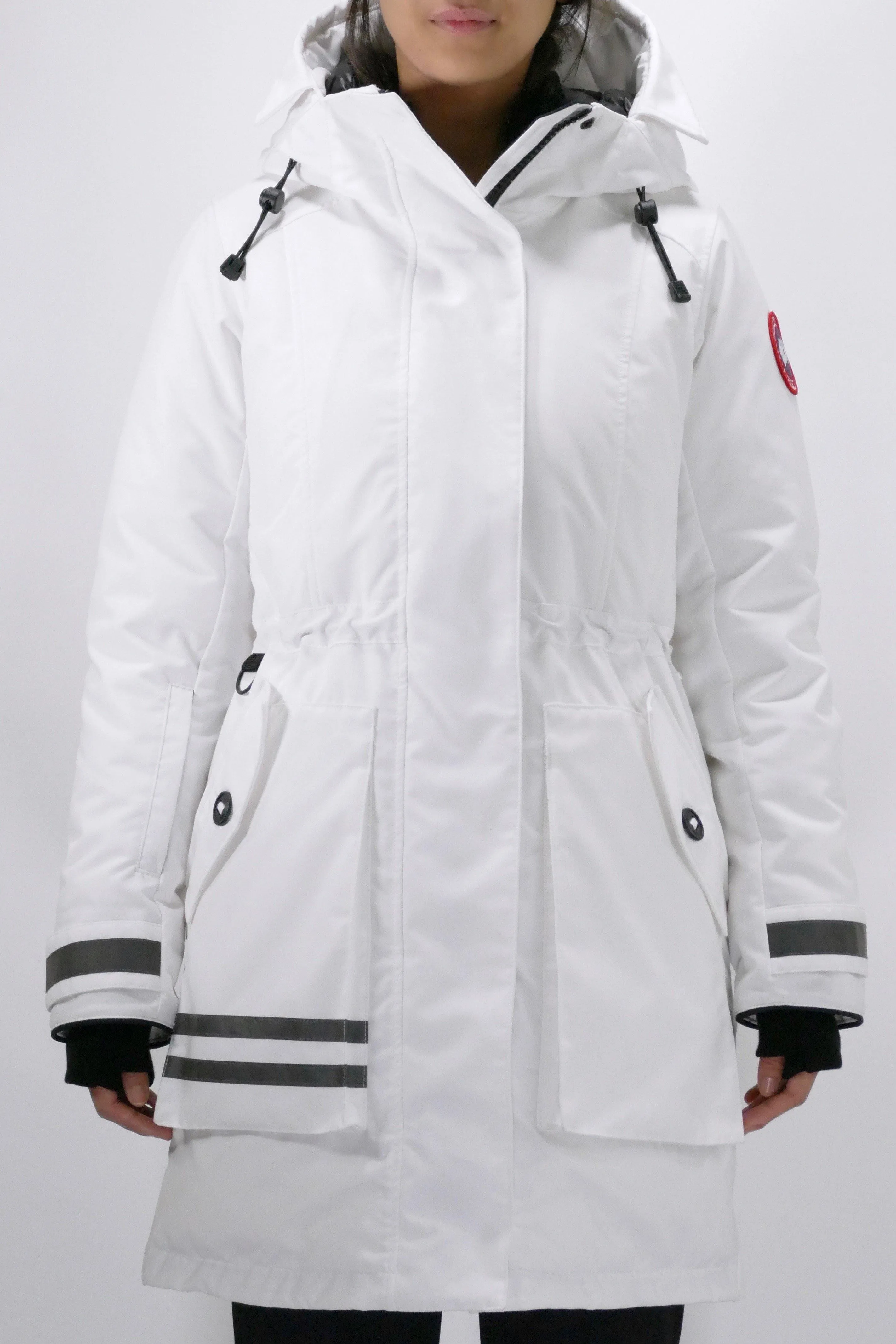 Canada Goose Womens Jacket Toronto - White Black