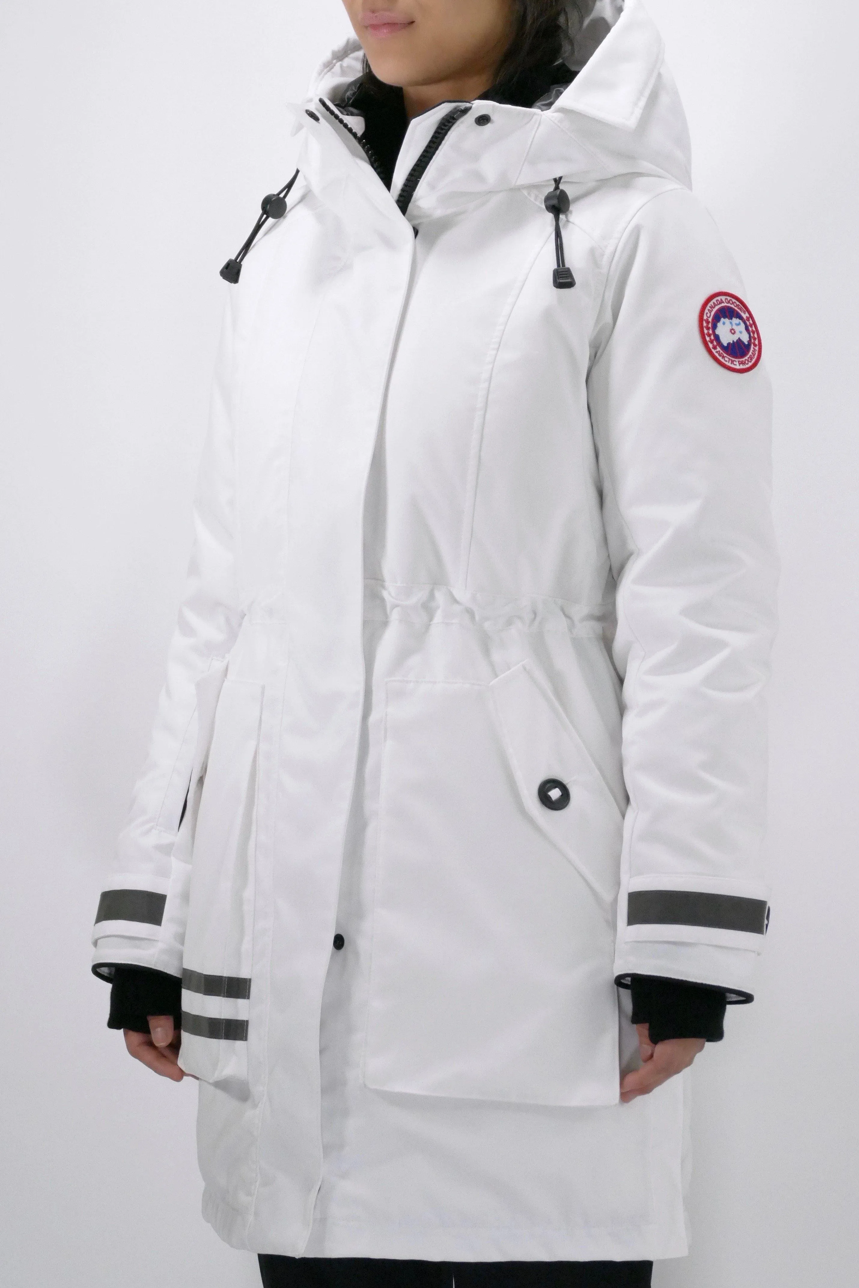 Canada Goose Womens Jacket Toronto - White Black