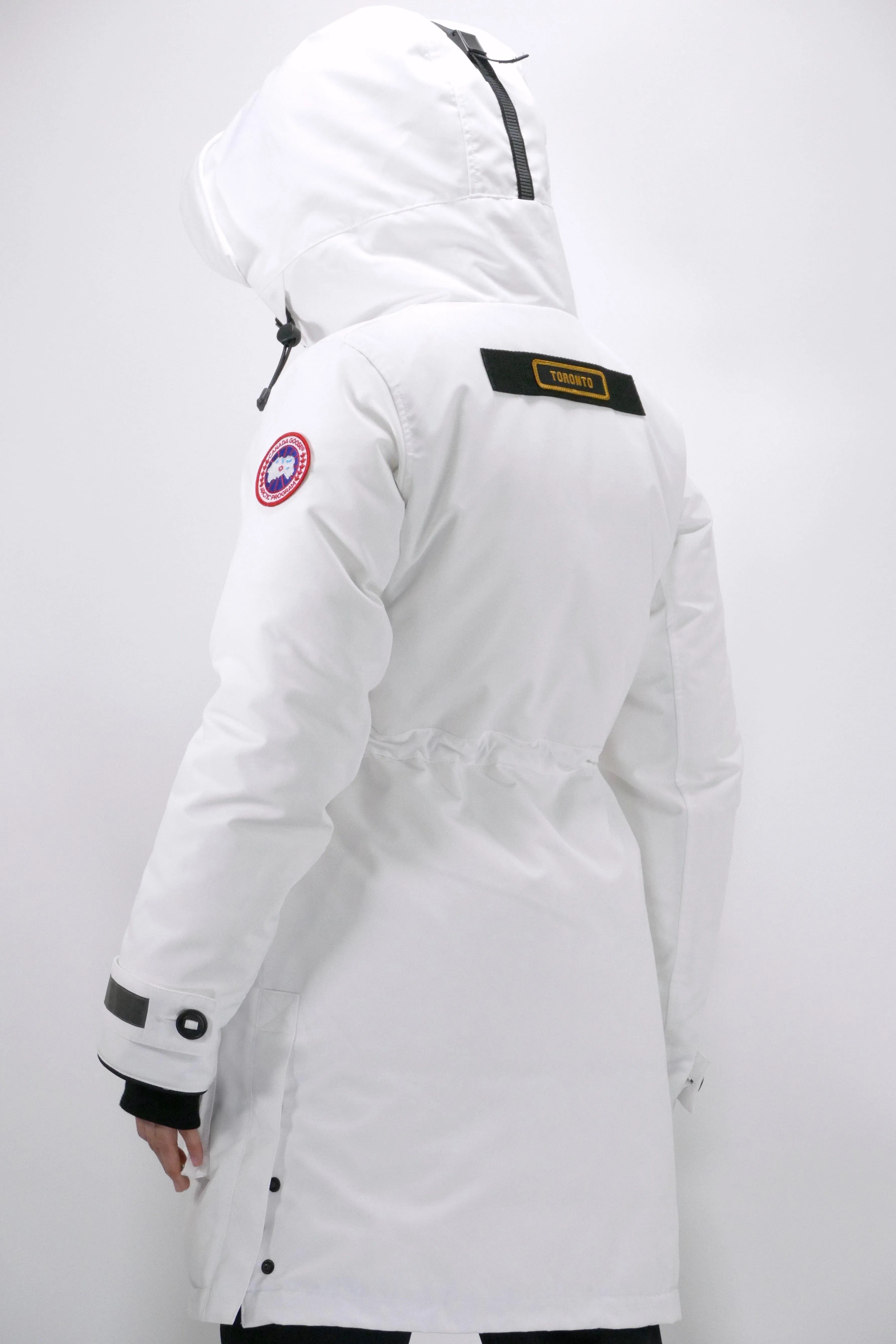 Canada Goose Womens Jacket Toronto - White Black