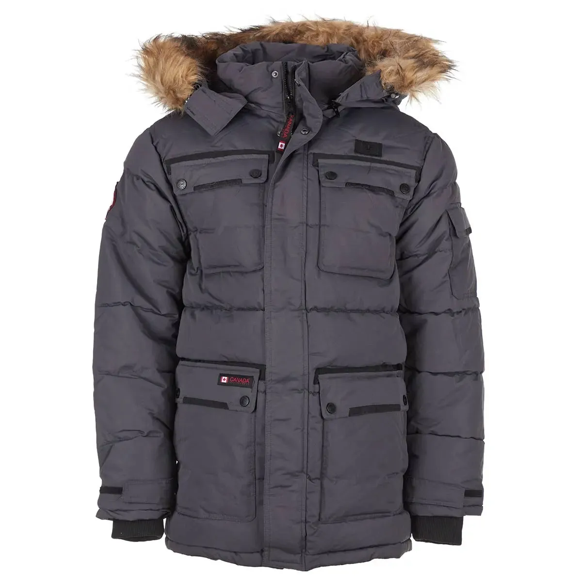 Canada Weather Gear Men's Snorkel Parka Puffer Jacket