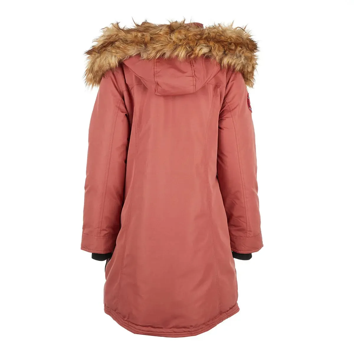 Canada Weather Gear Women's Parka with Faux Fur Trim Hooded