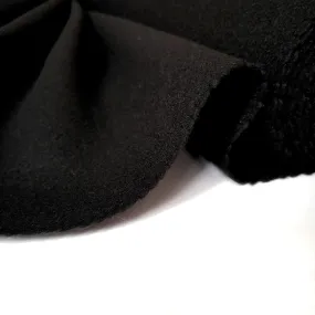 Cashmere blend fabric-Black