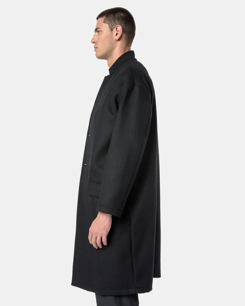 Cashmere Topcoat in Black