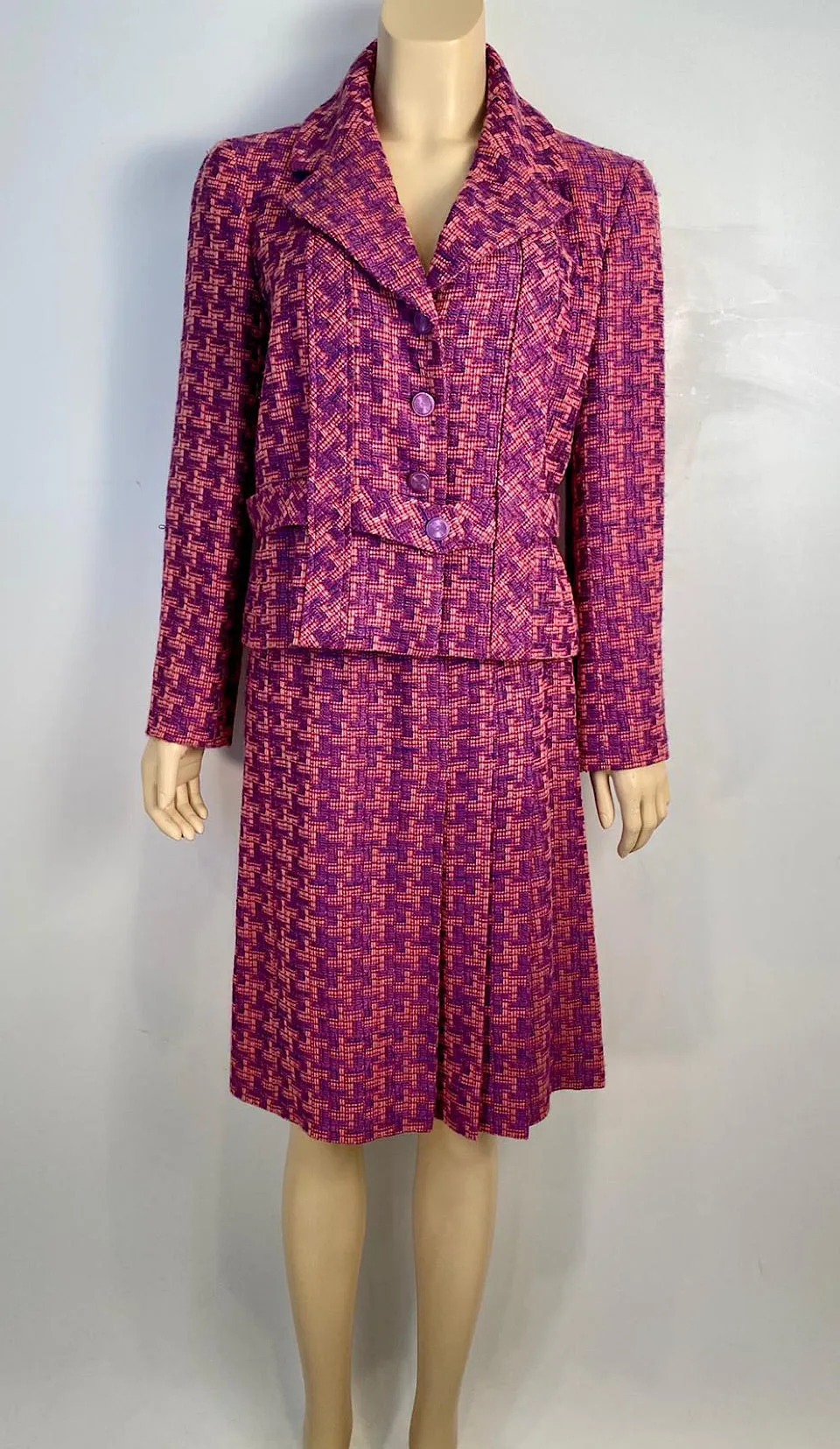 Chanel 01P 2001 Spring Skirt Suit FR 42/44 US 6/8