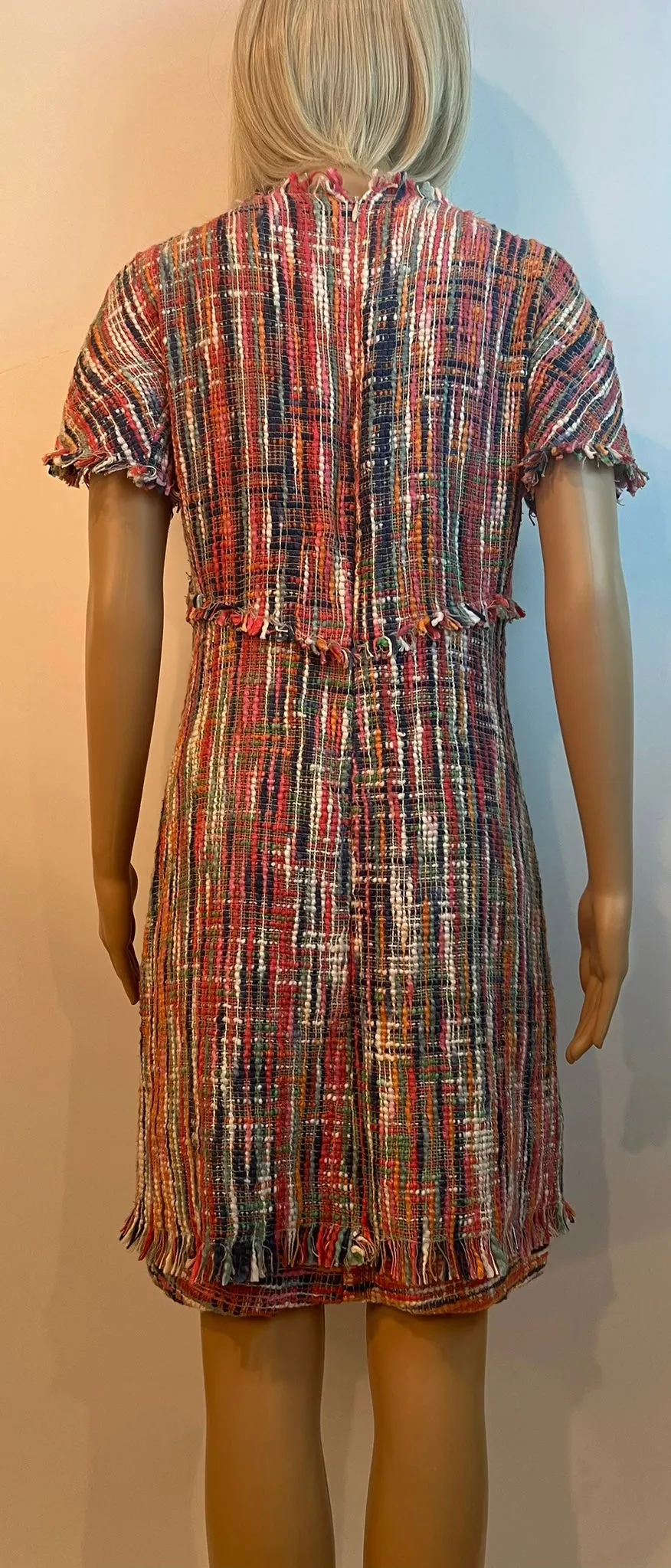 Chanel 2015 Multicolor Dress FR 42