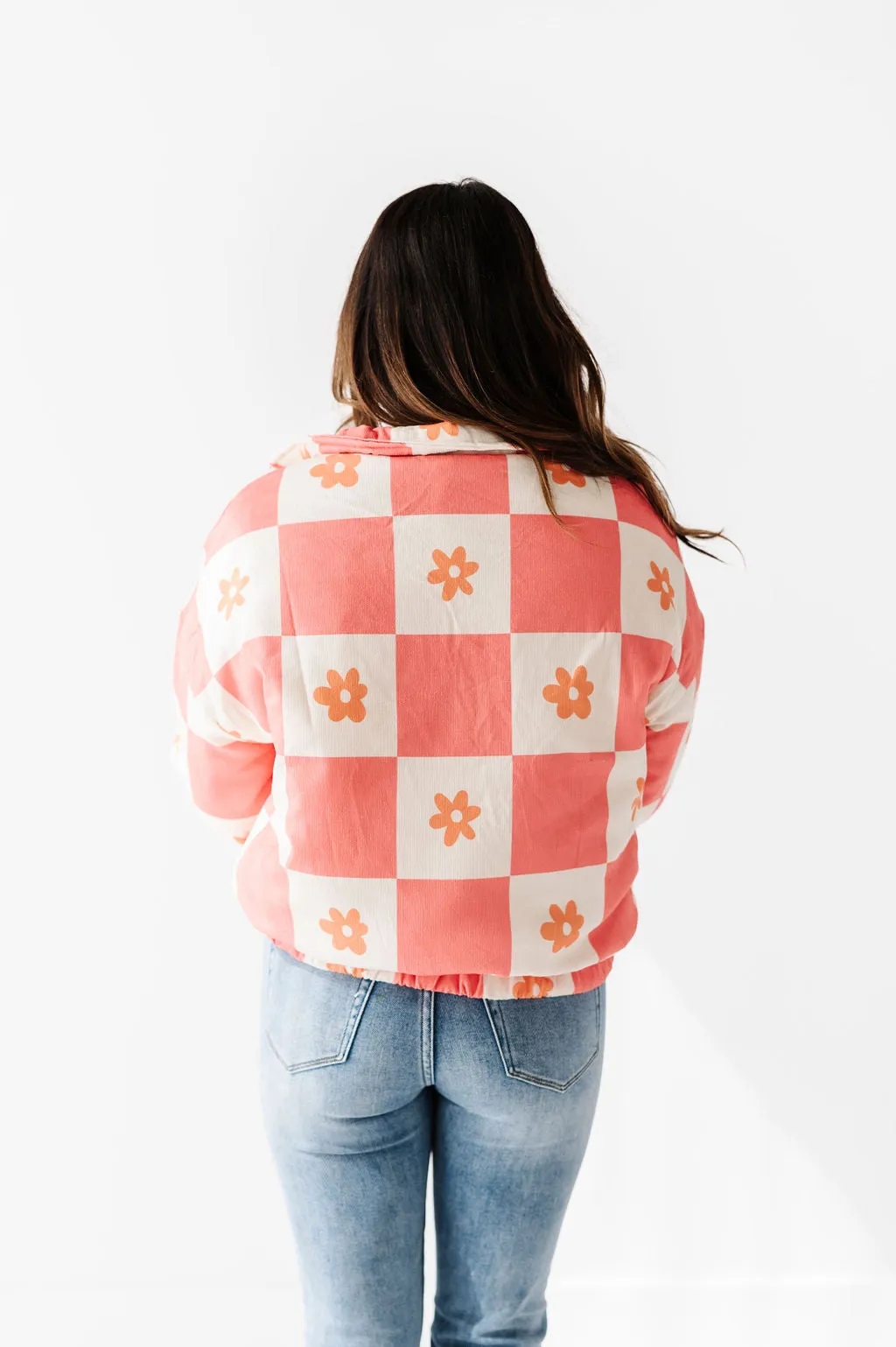 Check Out the Daisies Puffer Coat