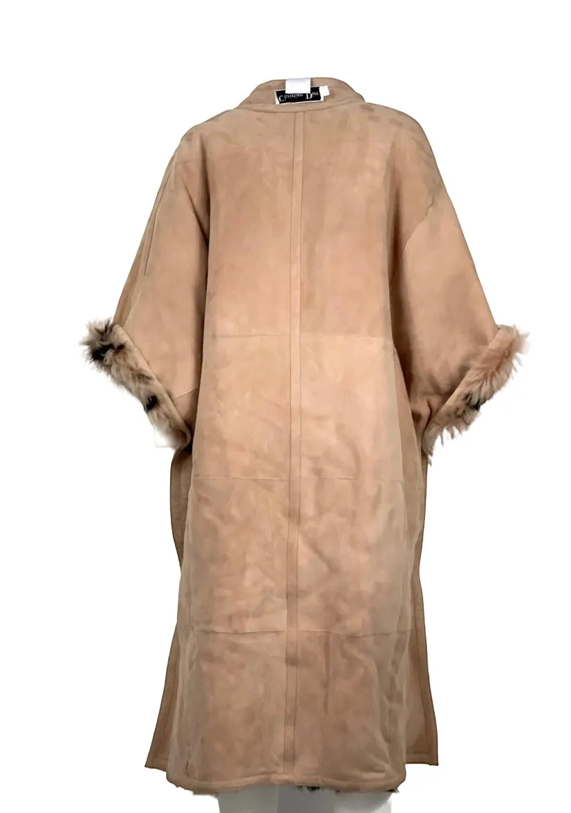 CHRISTIAN DIOR - Double face coat mouton size XS