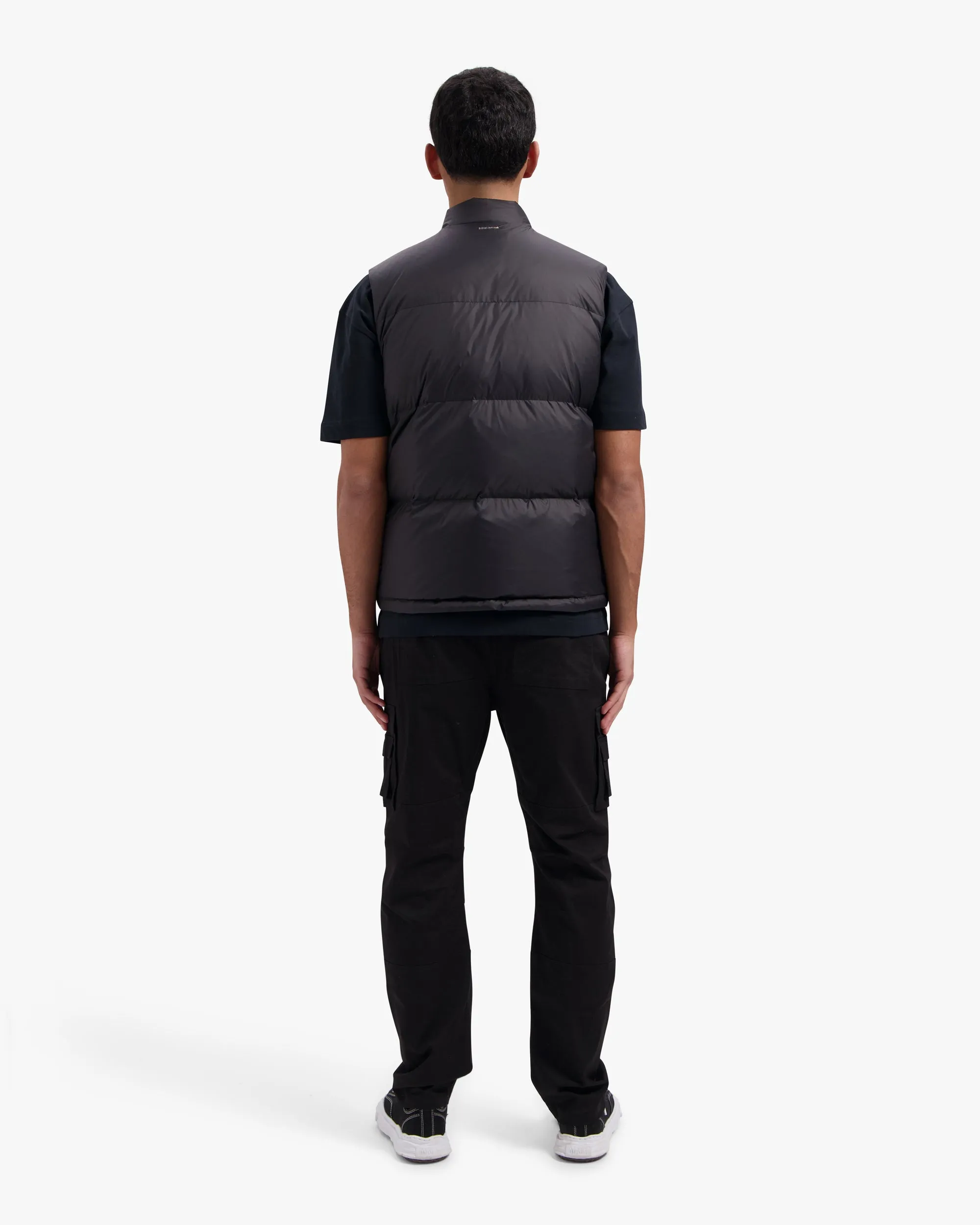 CROYEZ ORGANETTO PUFFER VEST - BLACK