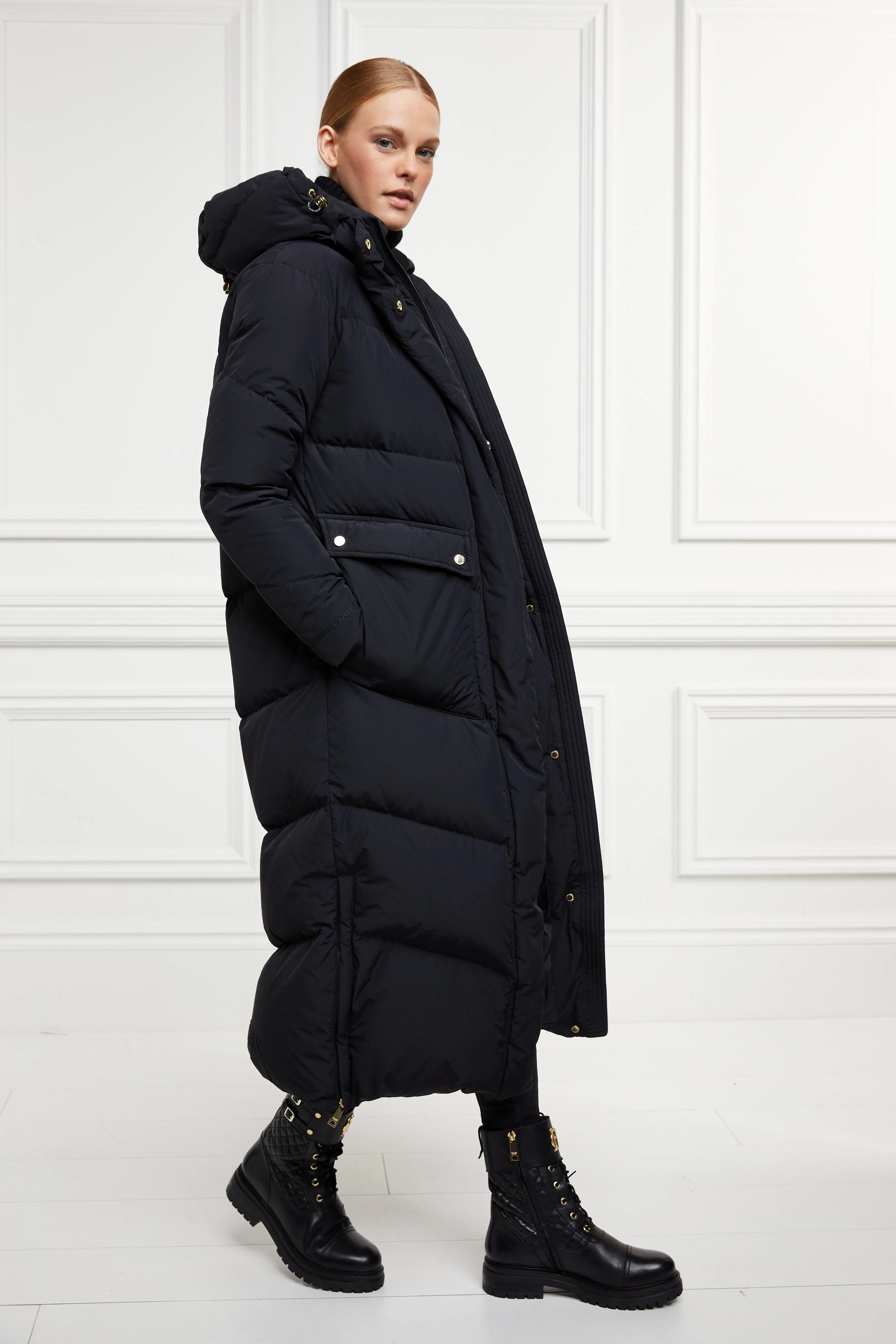 Dakota Longline Down Coat (Black)