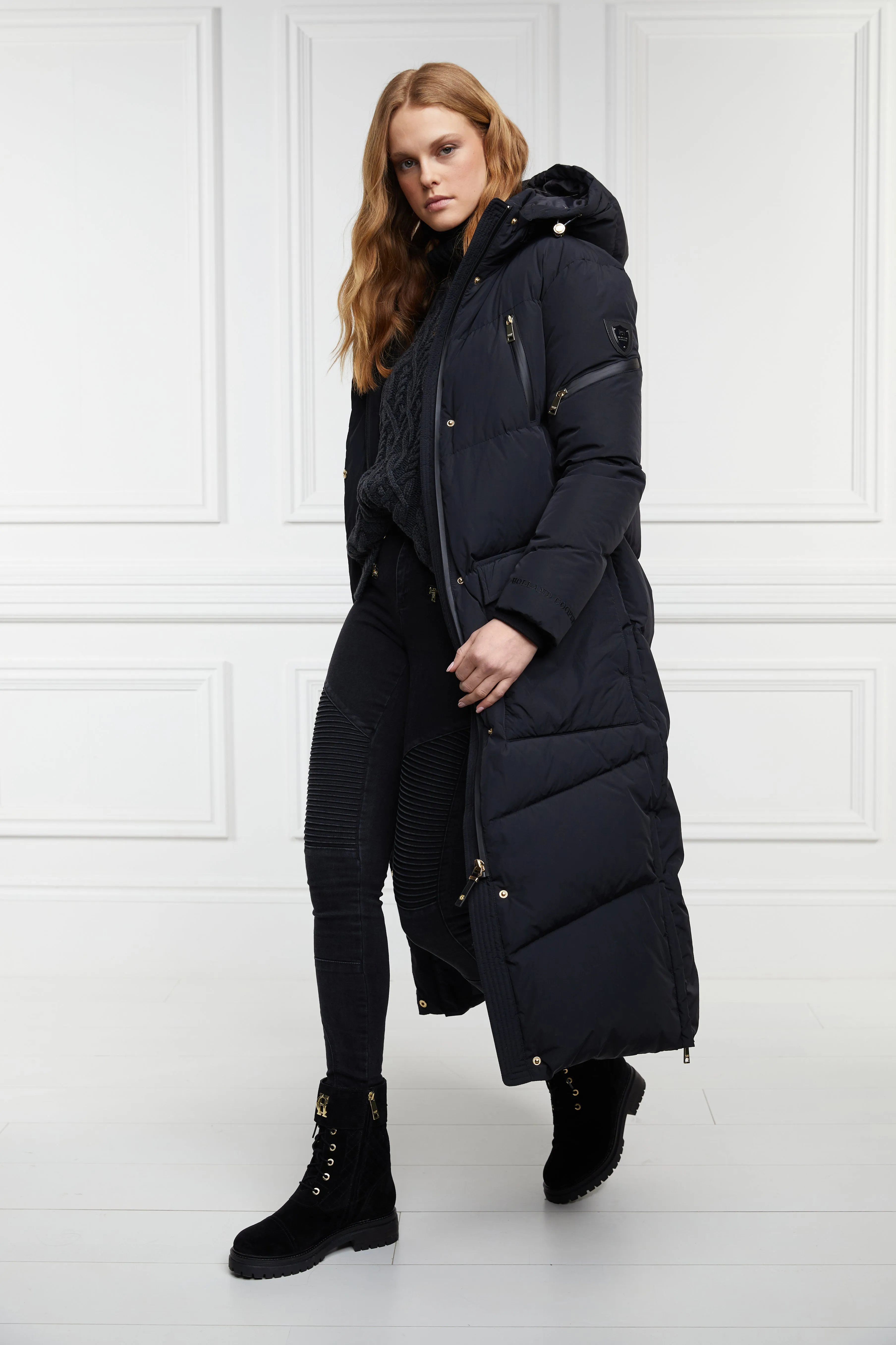 Dakota Longline Down Coat (Black)