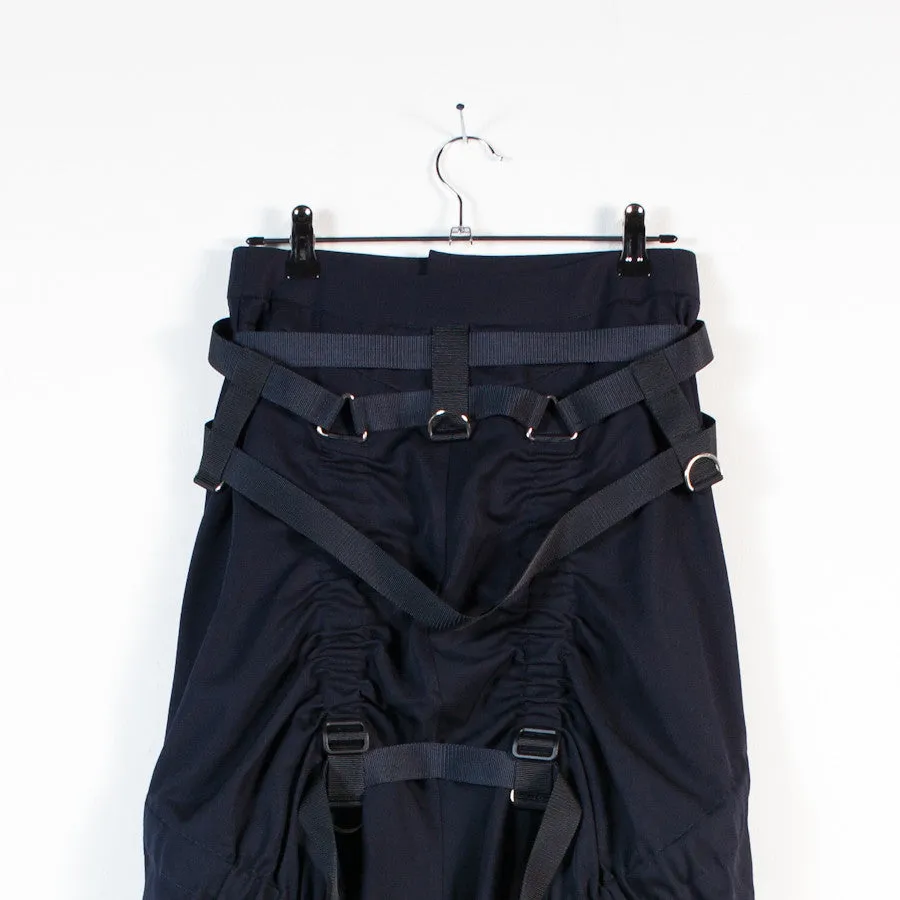 dark navy parachute skirt