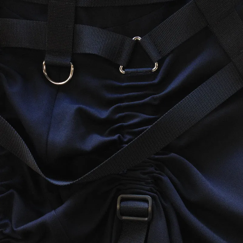 dark navy parachute skirt