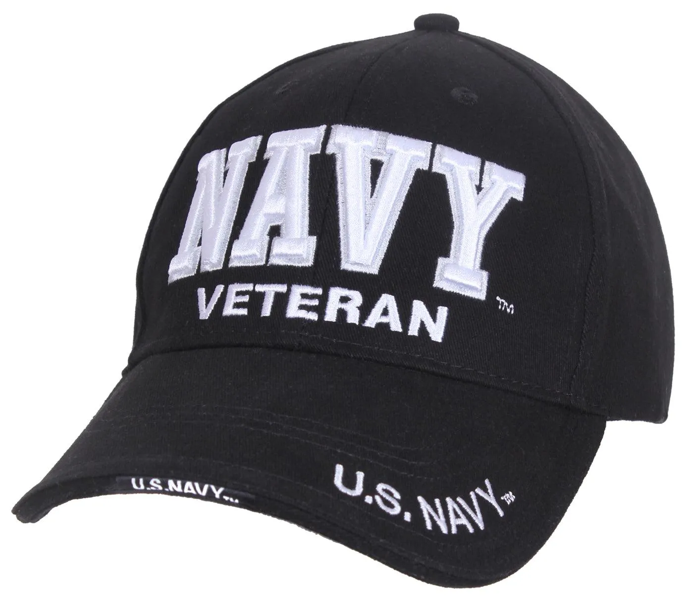 Deluxe Low Profile Military Branch Veteran Cap