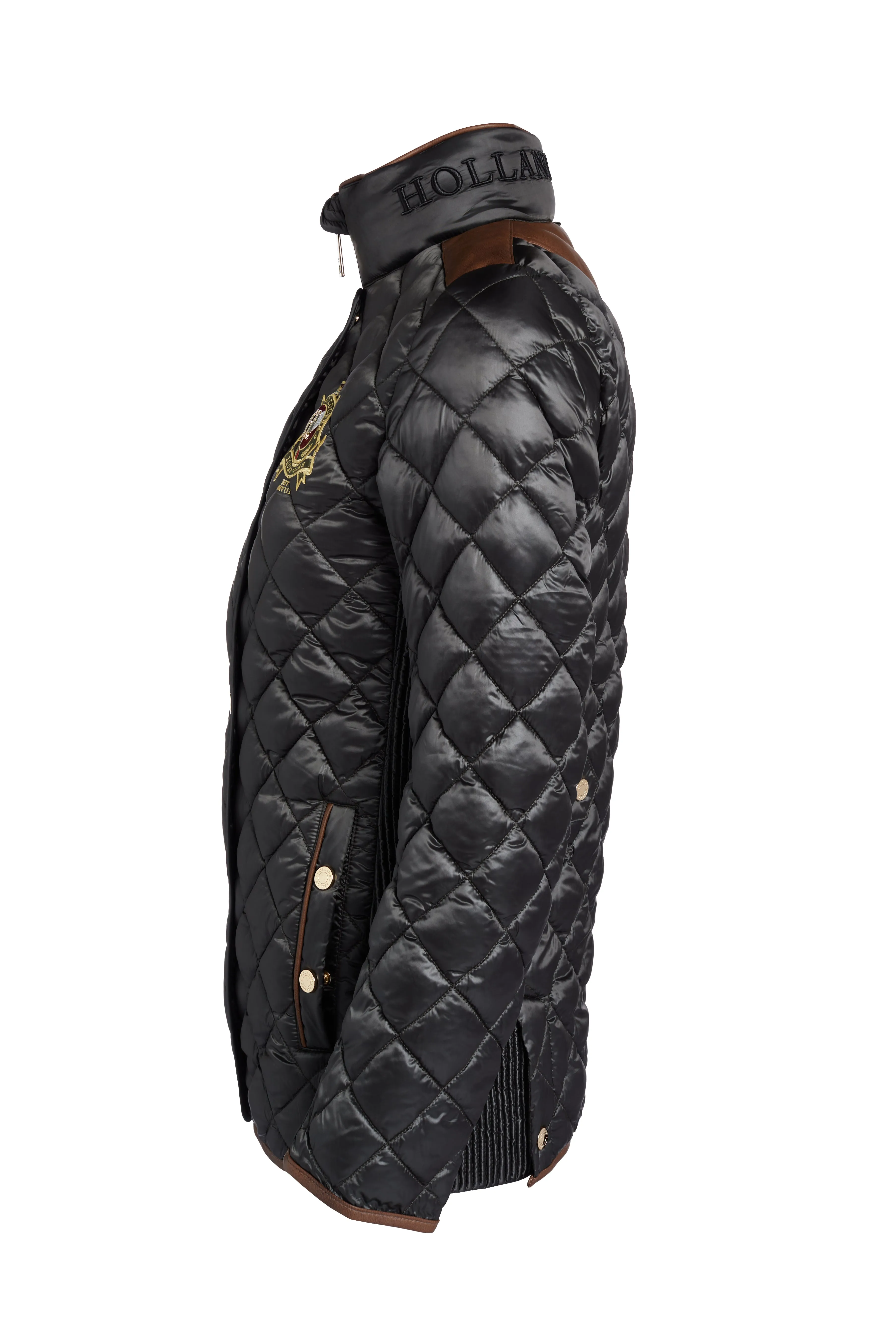 Diamond Quilt Classic Jacket (Khaki)