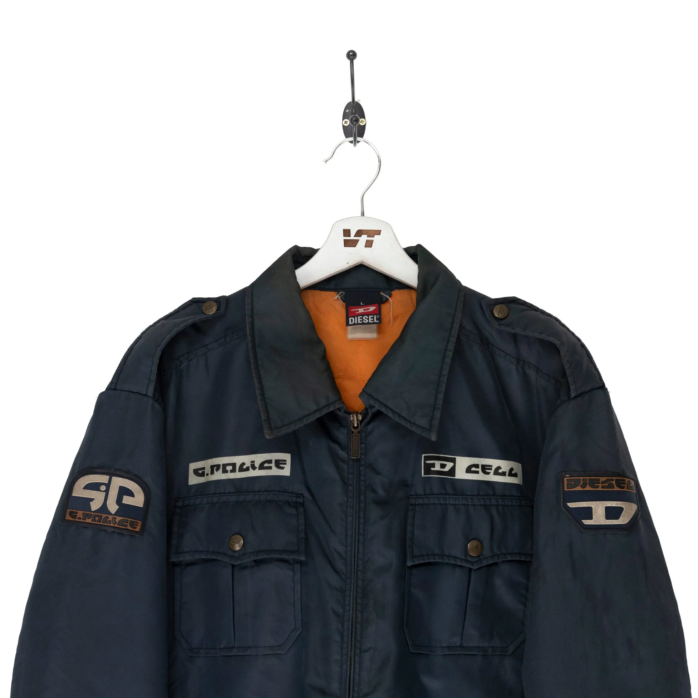 Diesel Mens Durable Utility G-Police Jacket